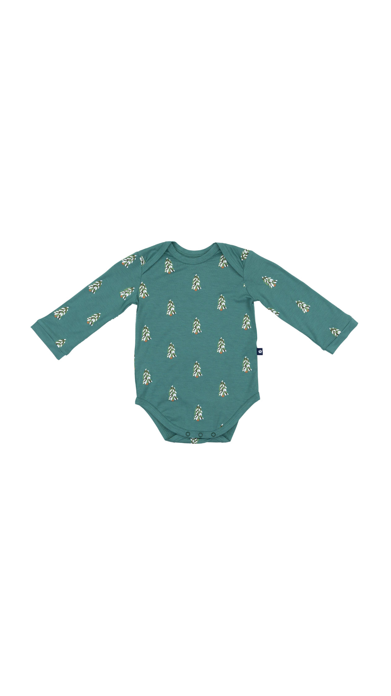 Long Sleeve Bodysuit in Tree Farm