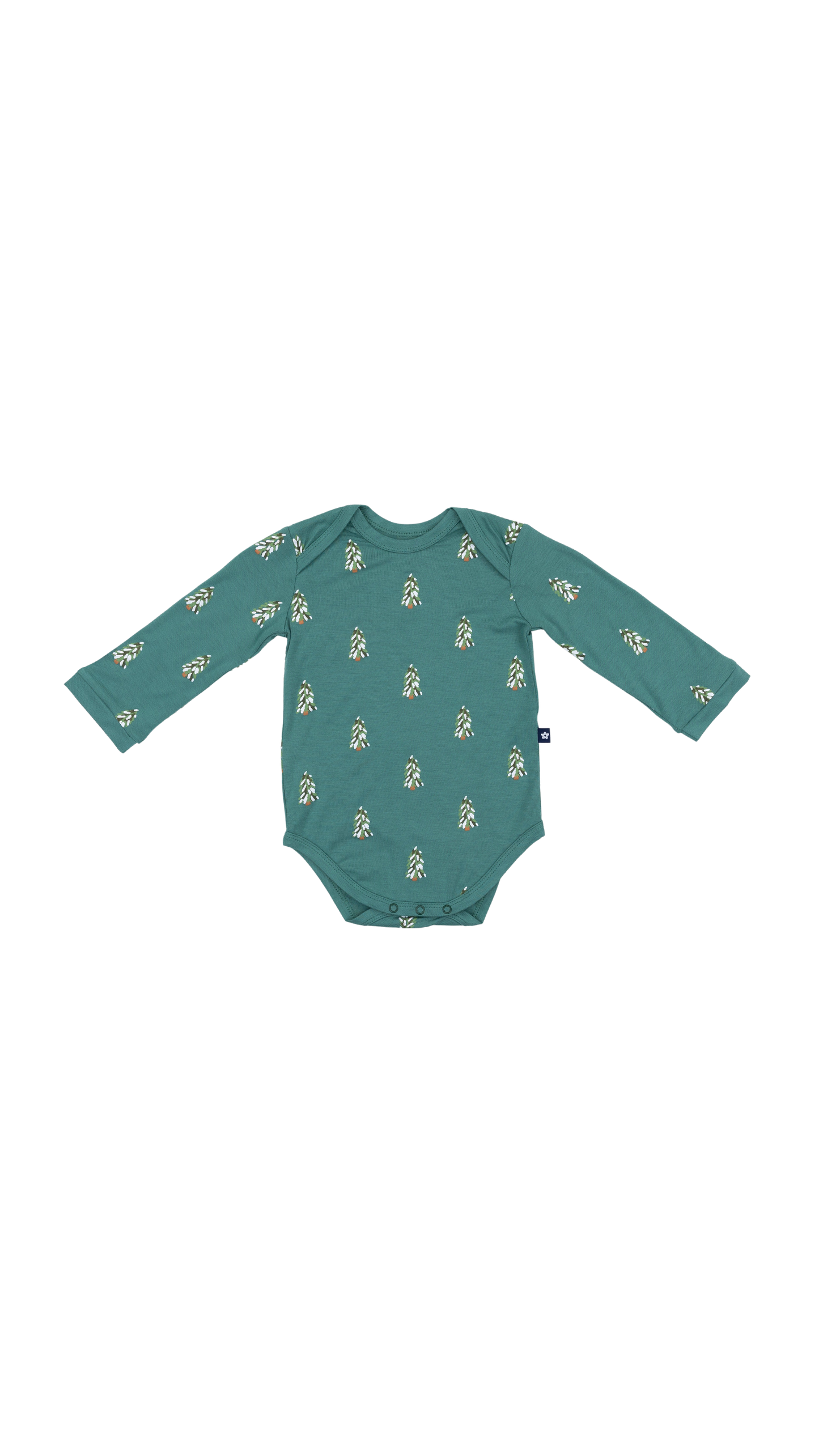 Long Sleeve Bodysuit in Tree Farm