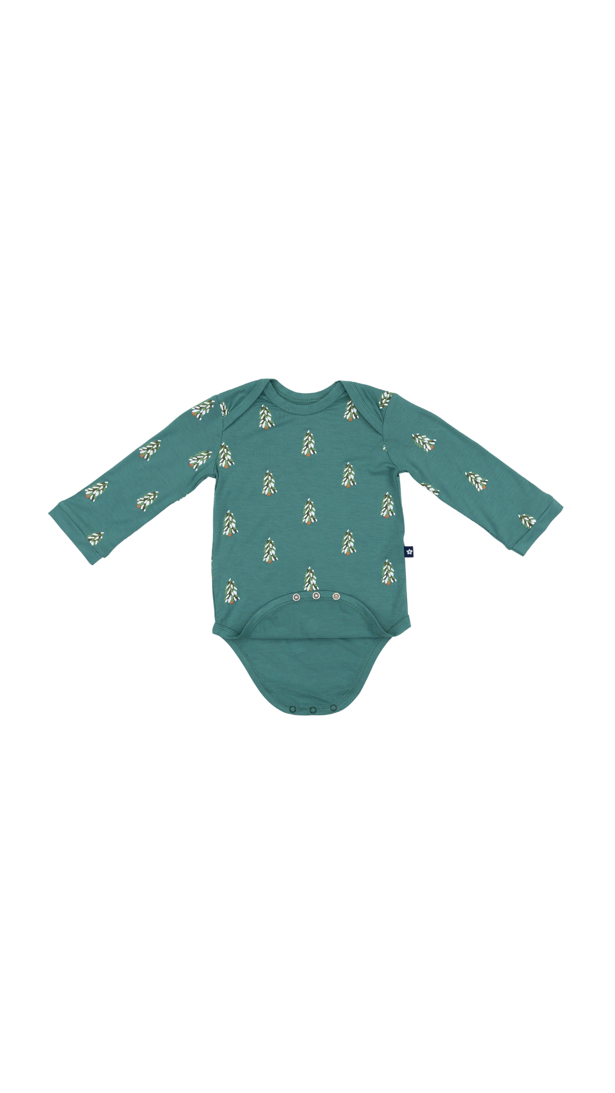 Long Sleeve Bodysuit in Tree Farm