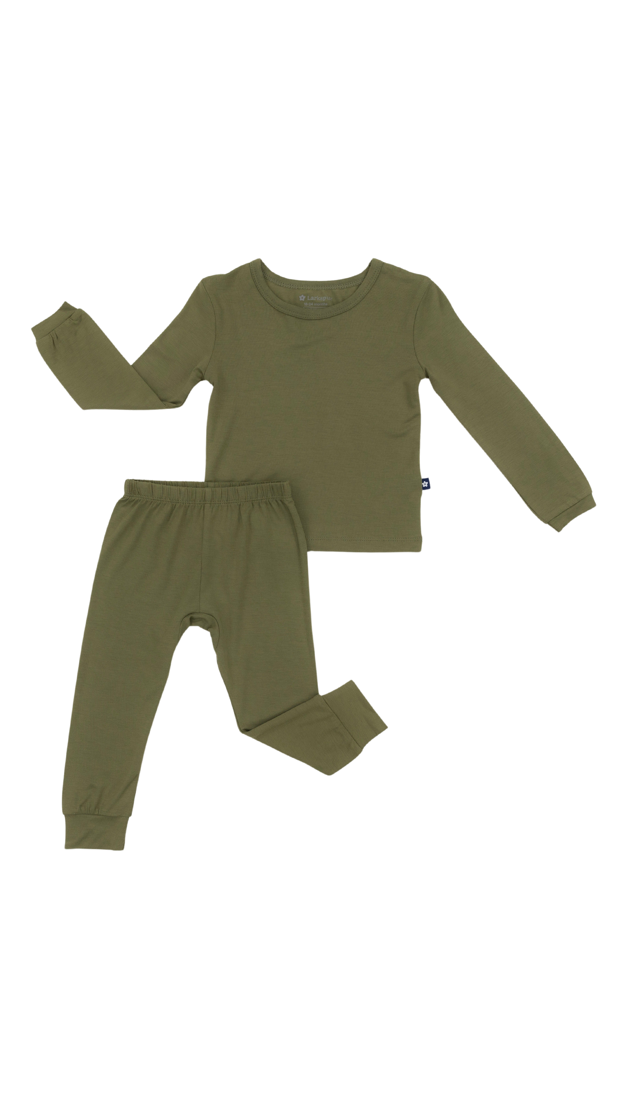 Long PJ Set in Olive