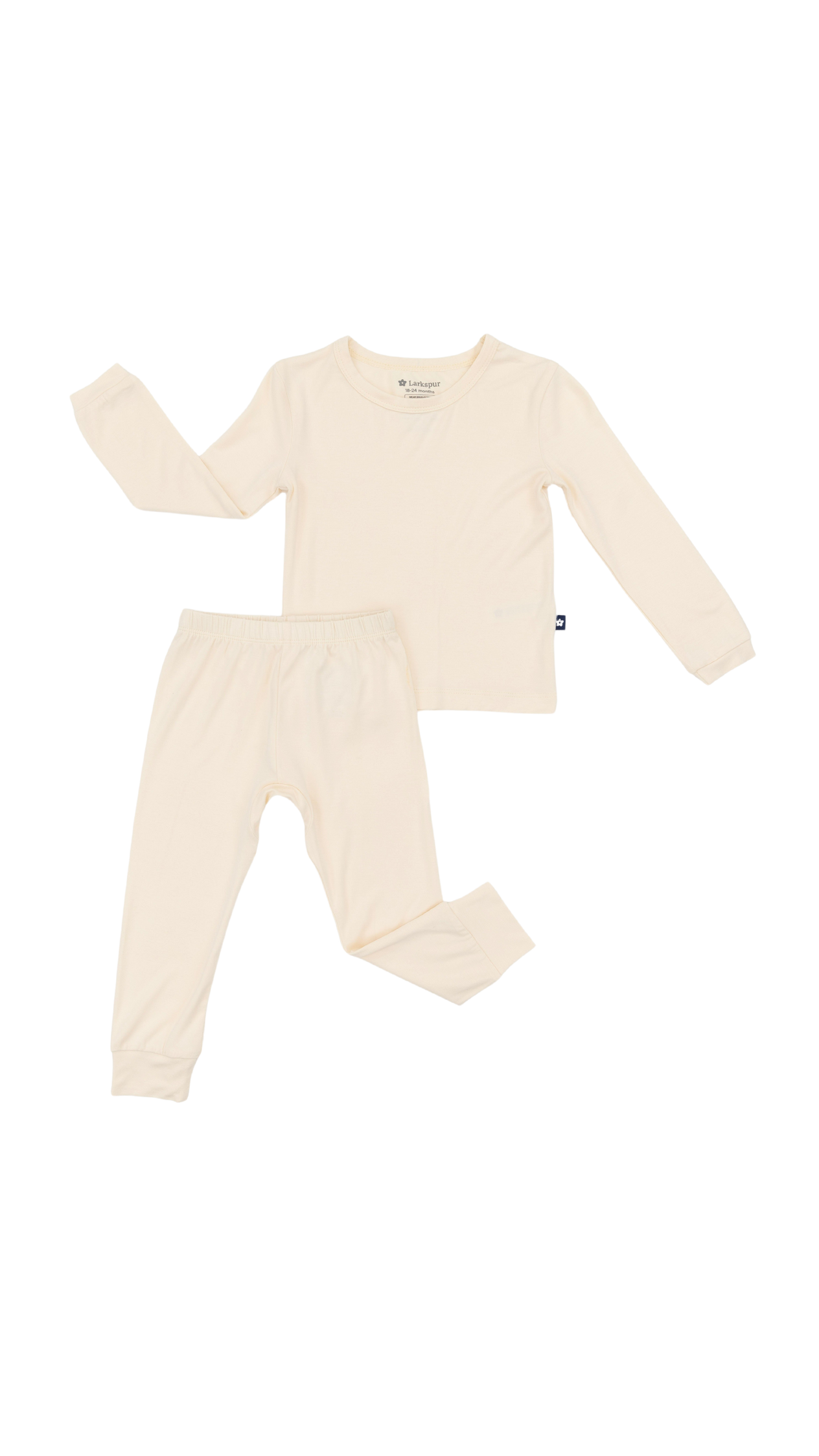 Long PJ Set in Vanilla