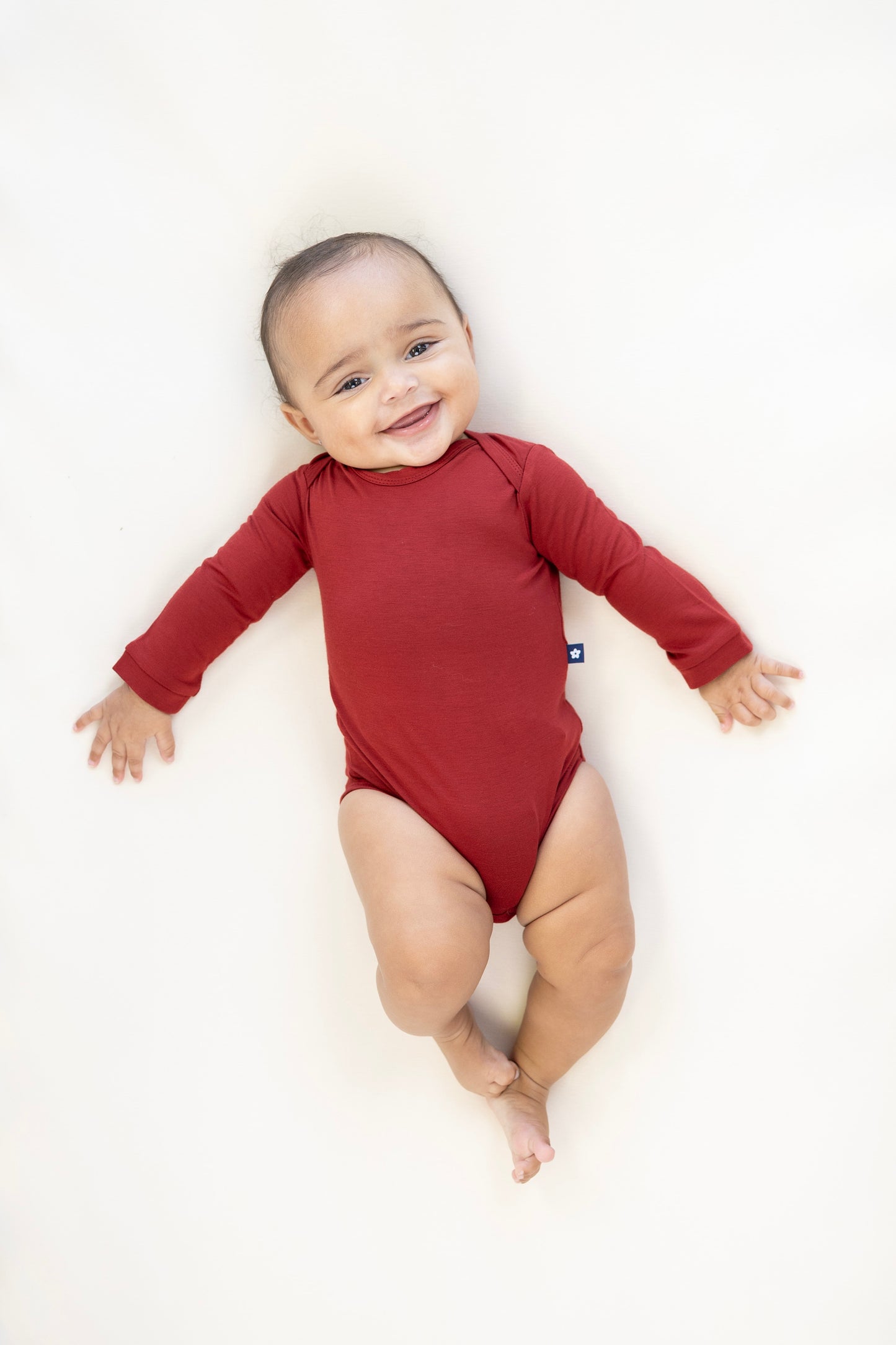 Long Sleeve Bodysuit in Garnet