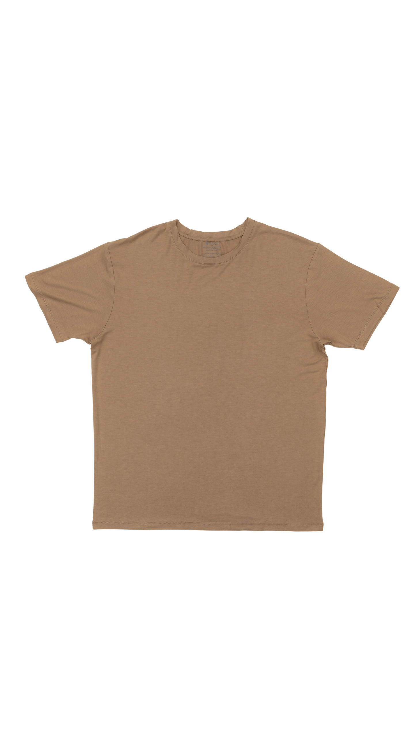 Men's Crew Neck Tee in Mocha