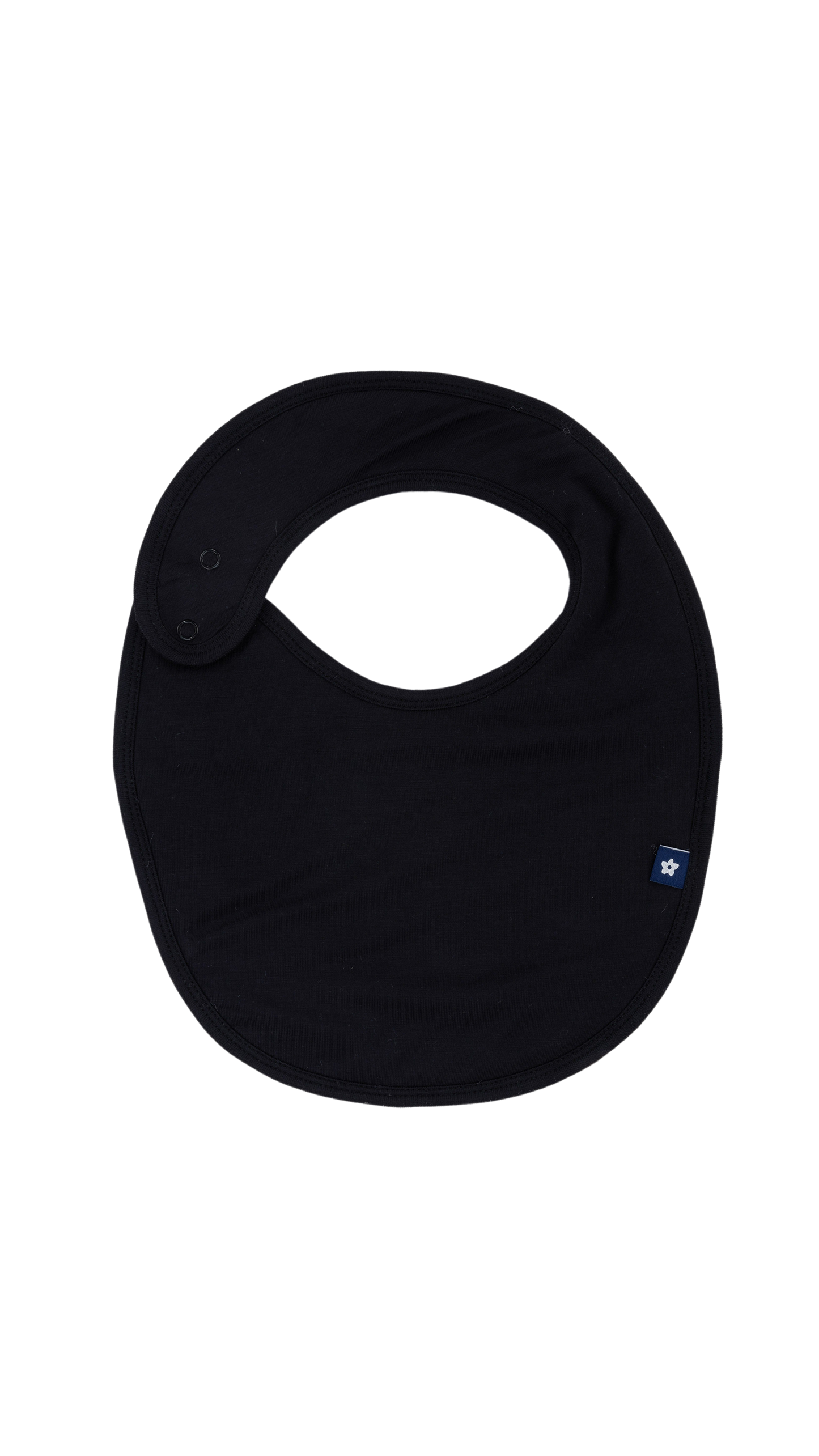 Plush Bib in Black