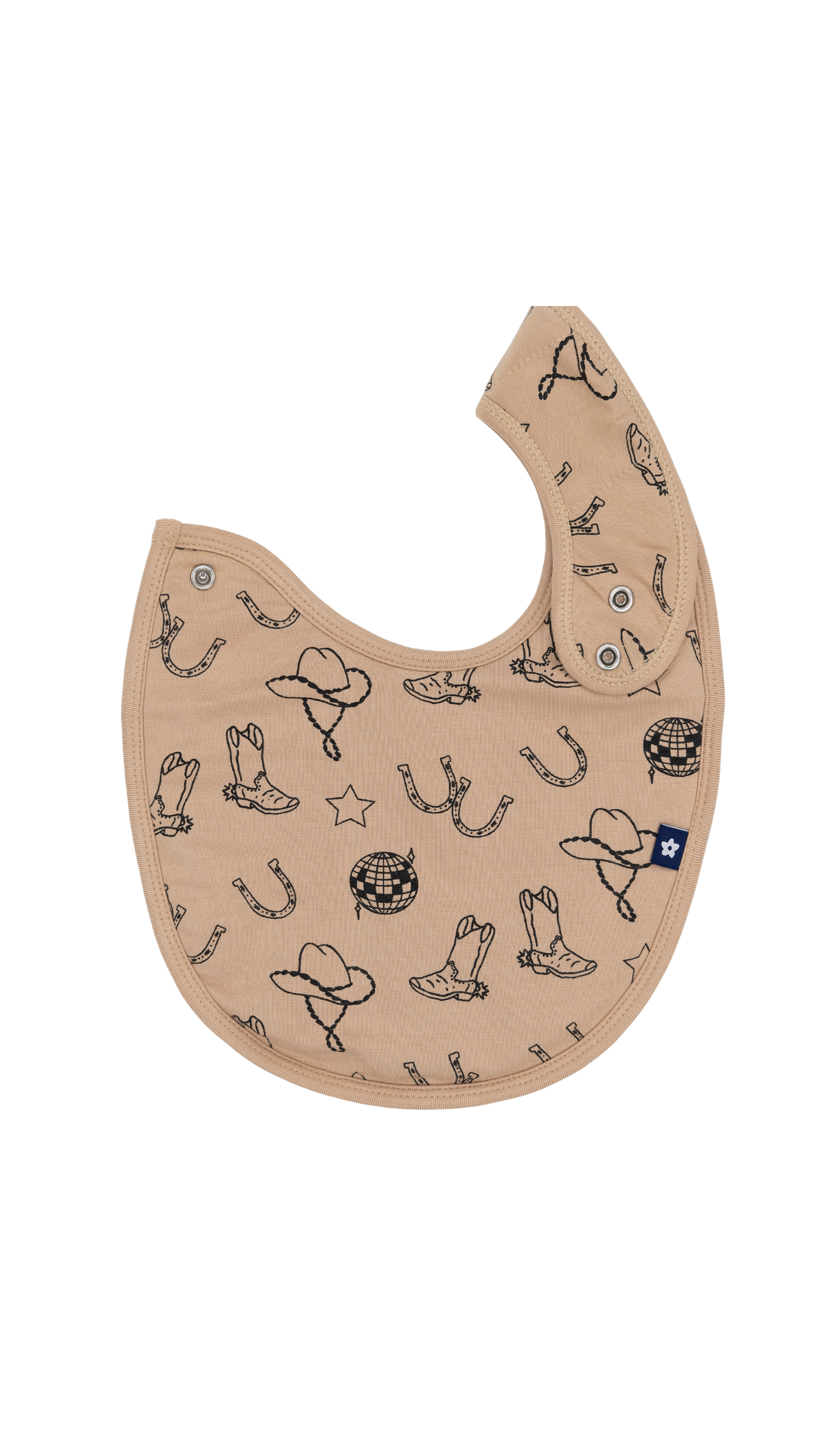 Plush Bib in Rodeo