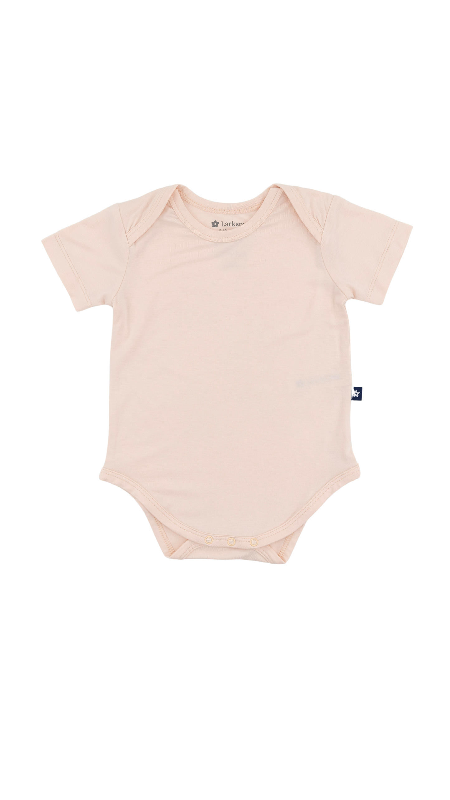 Short Sleeve Bodysuit in Blush