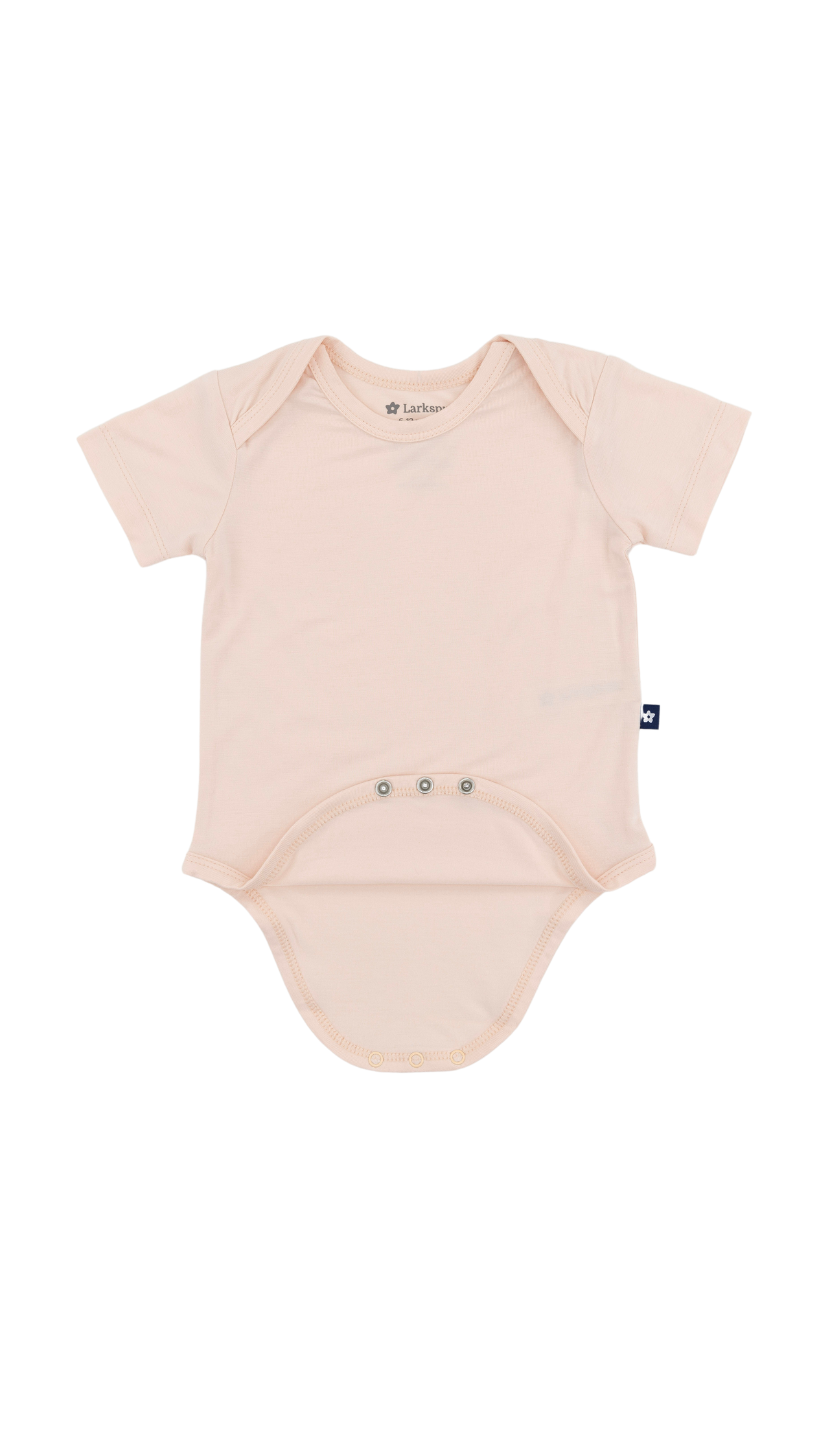 Short Sleeve Bodysuit in Blush