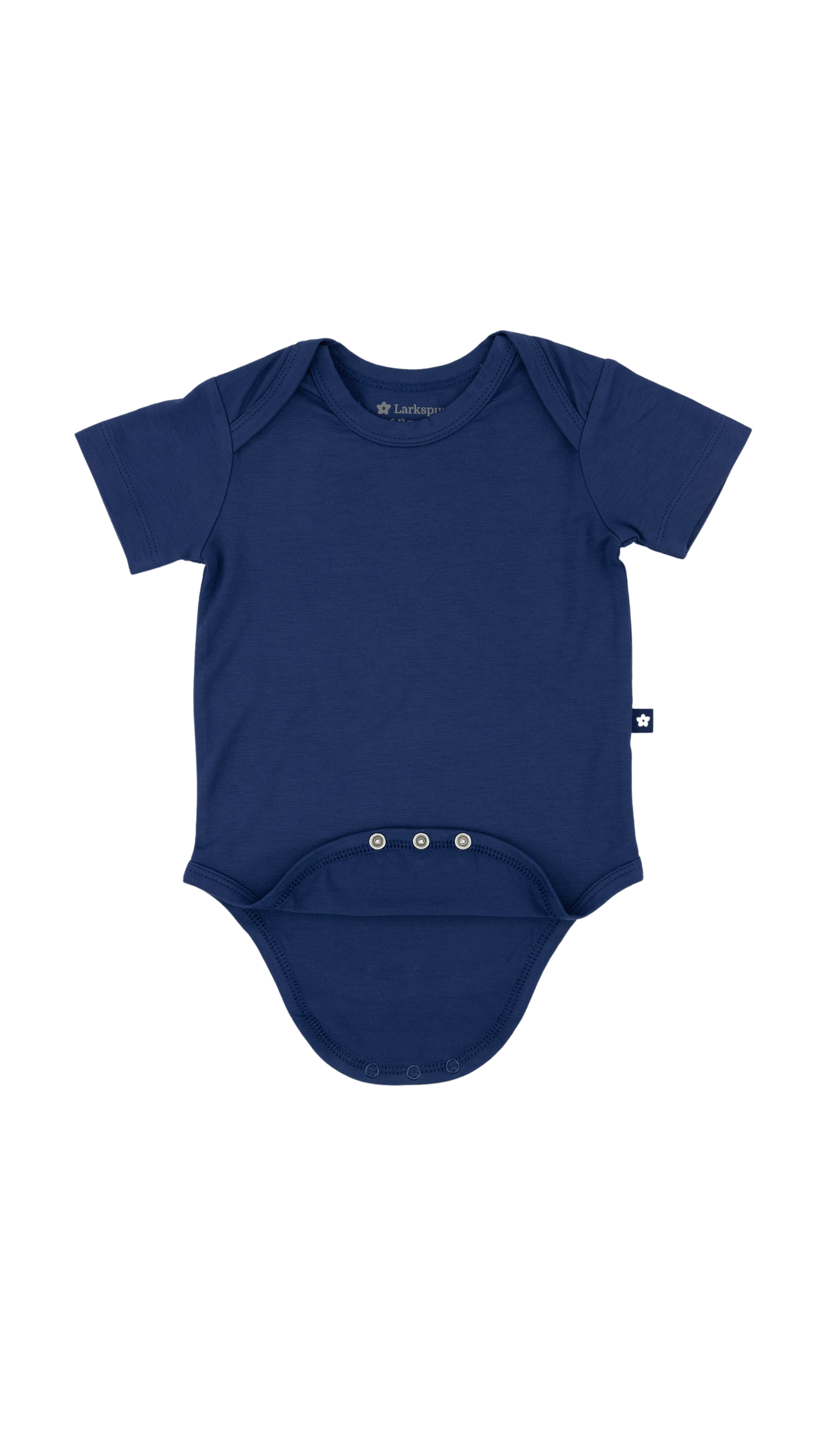 Short Sleeve Bodysuit in Larkspur