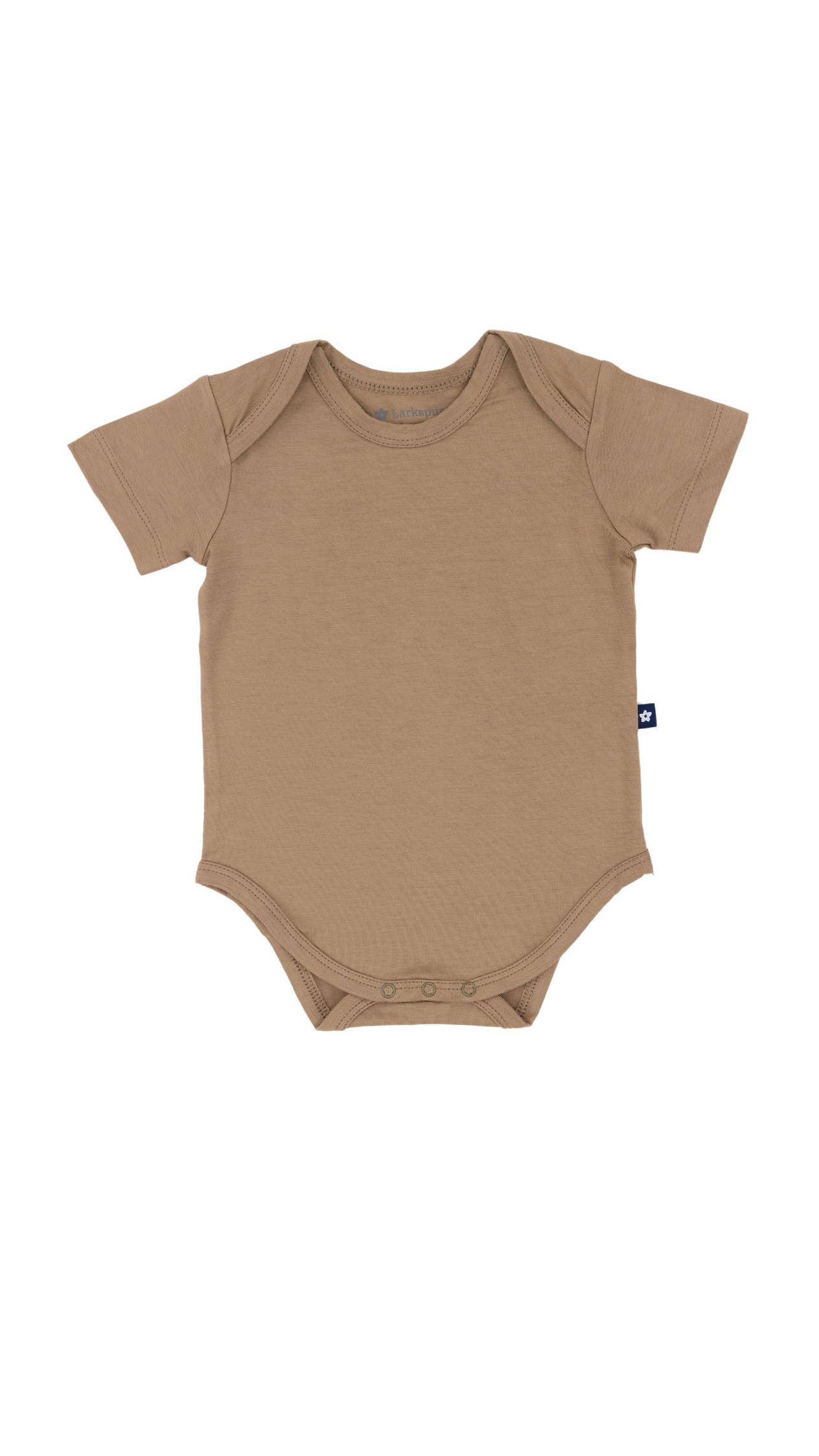 Short Sleeve Bodysuit in Mocha