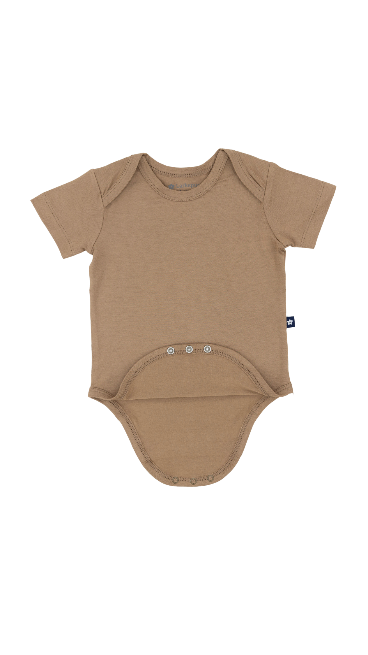 Short Sleeve Bodysuit in Mocha