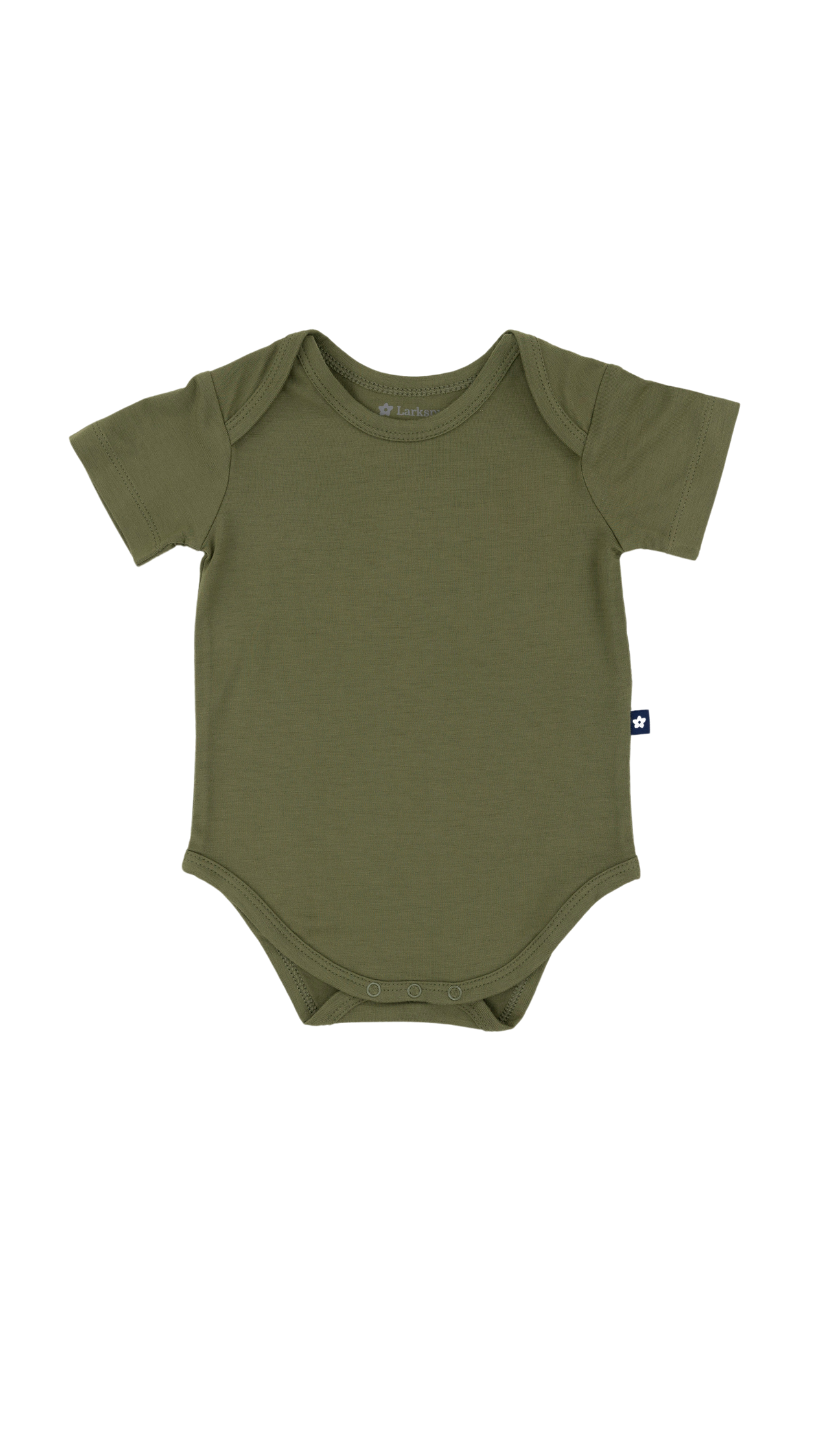 Short Sleeve Bodysuit in Olive