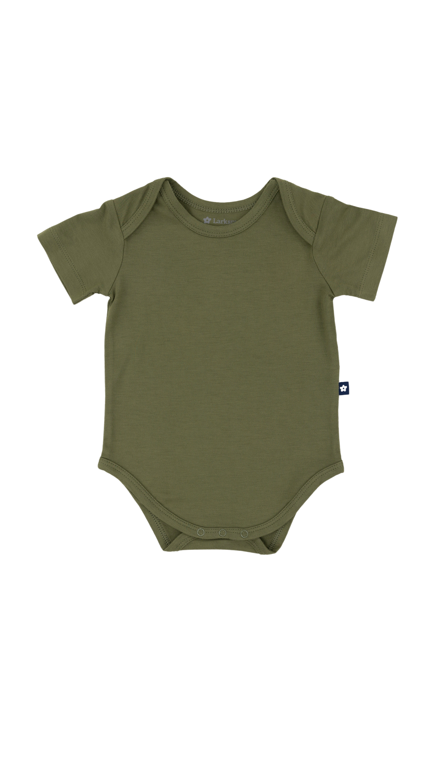 Short Sleeve Bodysuit in Olive