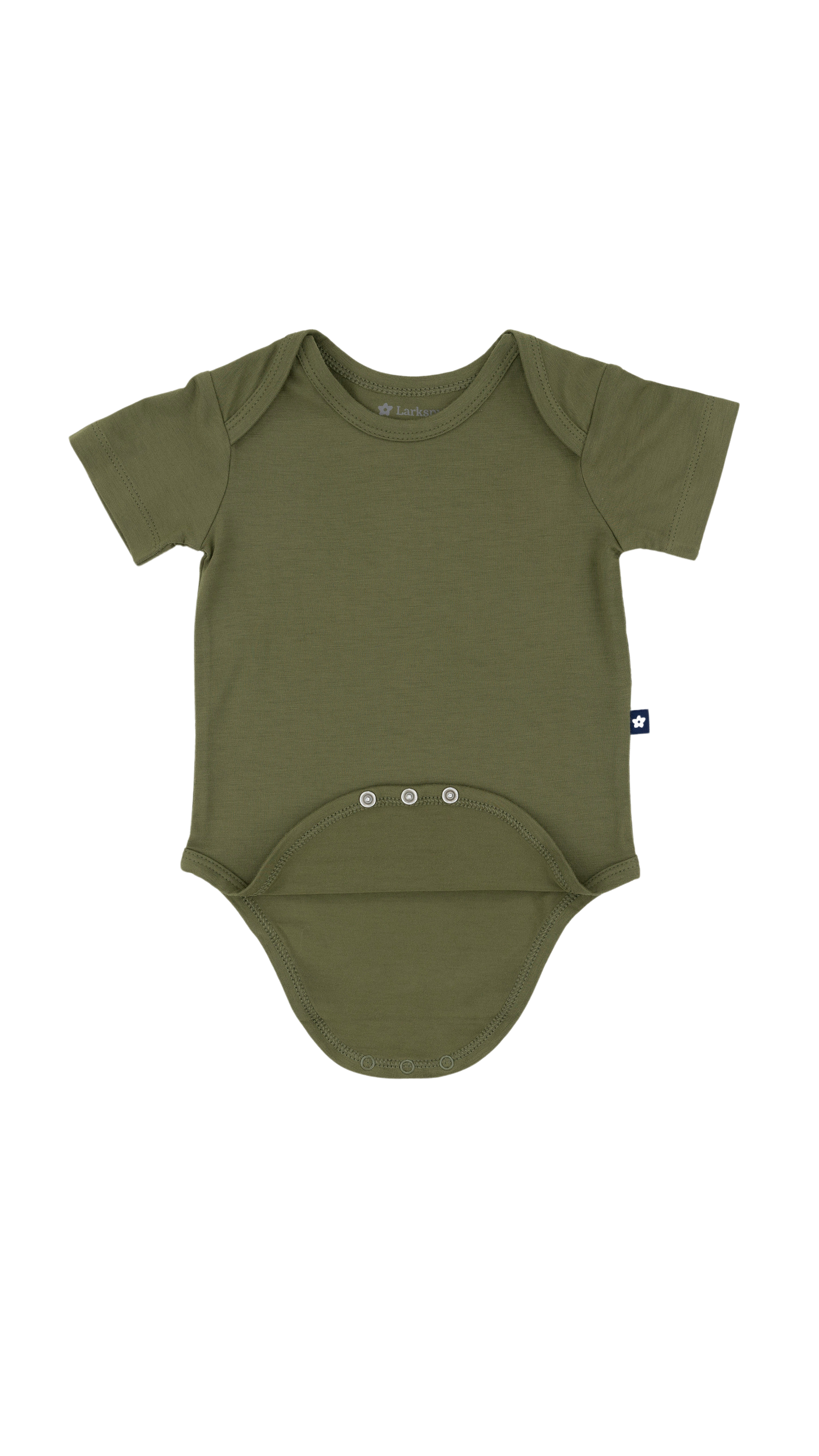 Short Sleeve Bodysuit in Olive