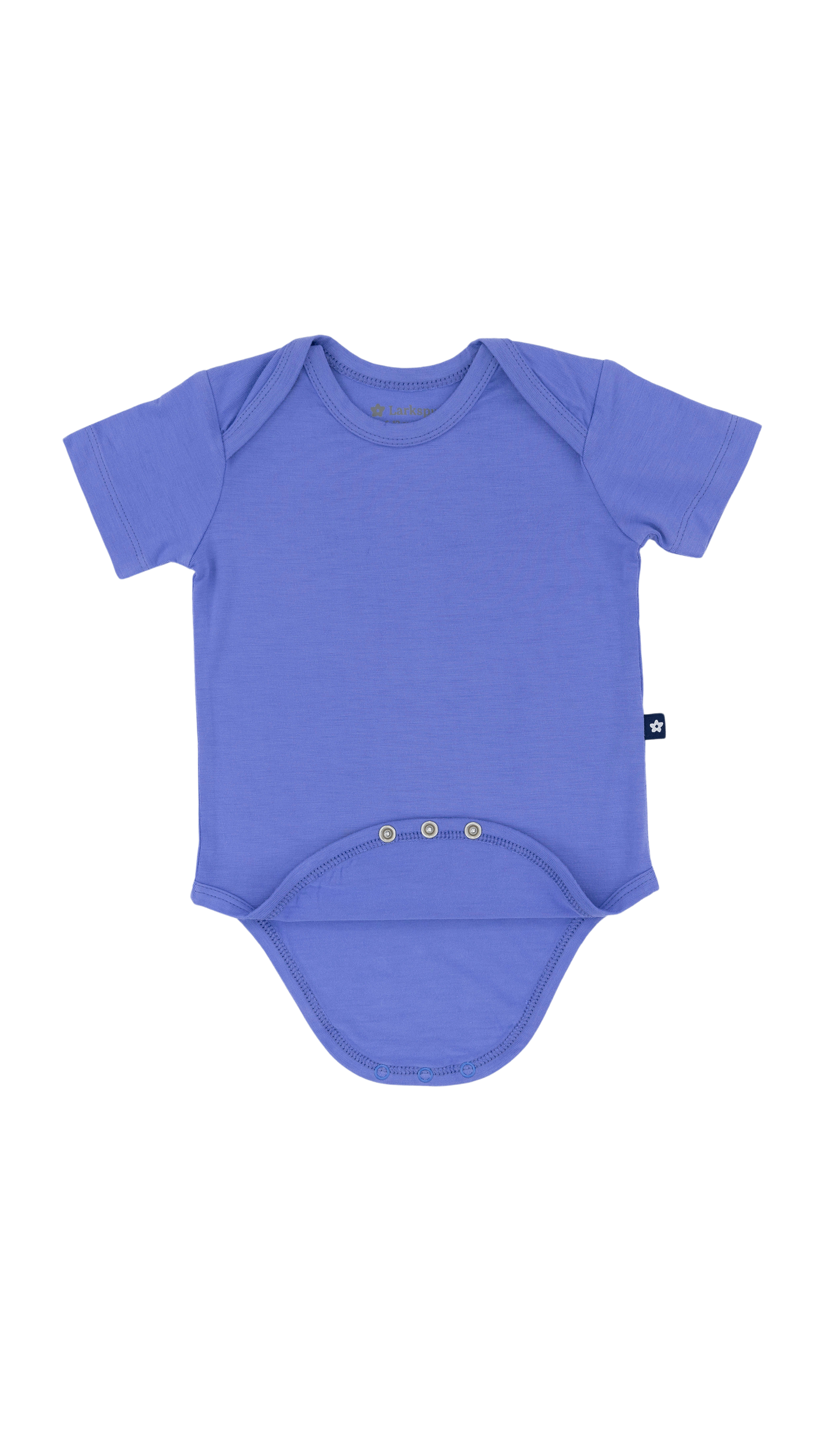 Short Sleeve Bodysuit in Periwinkle