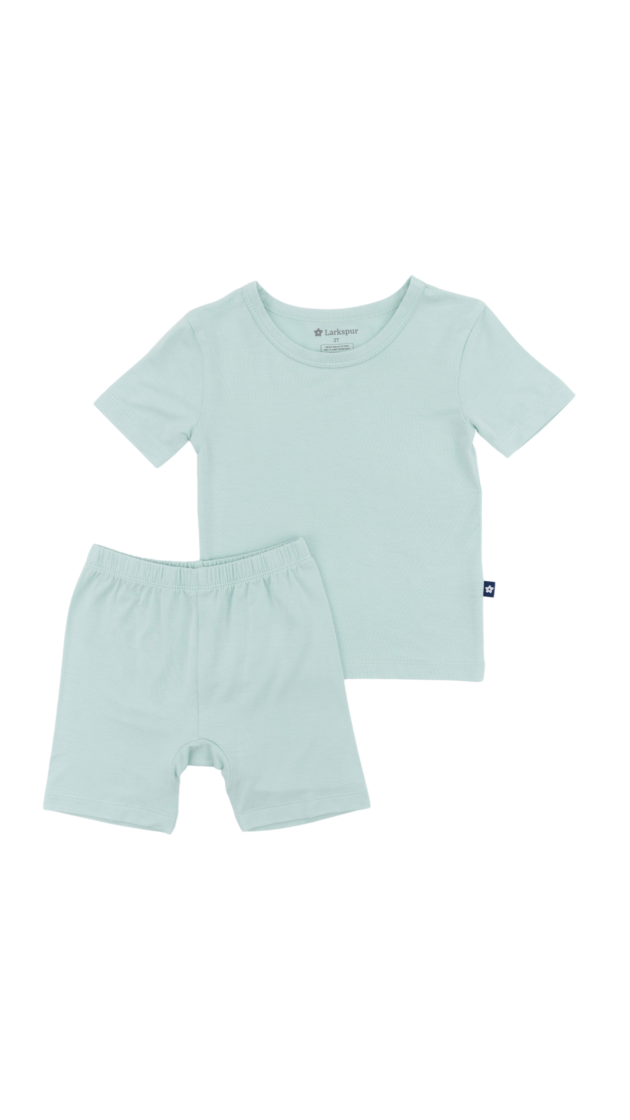 Short PJ Set in Aqua