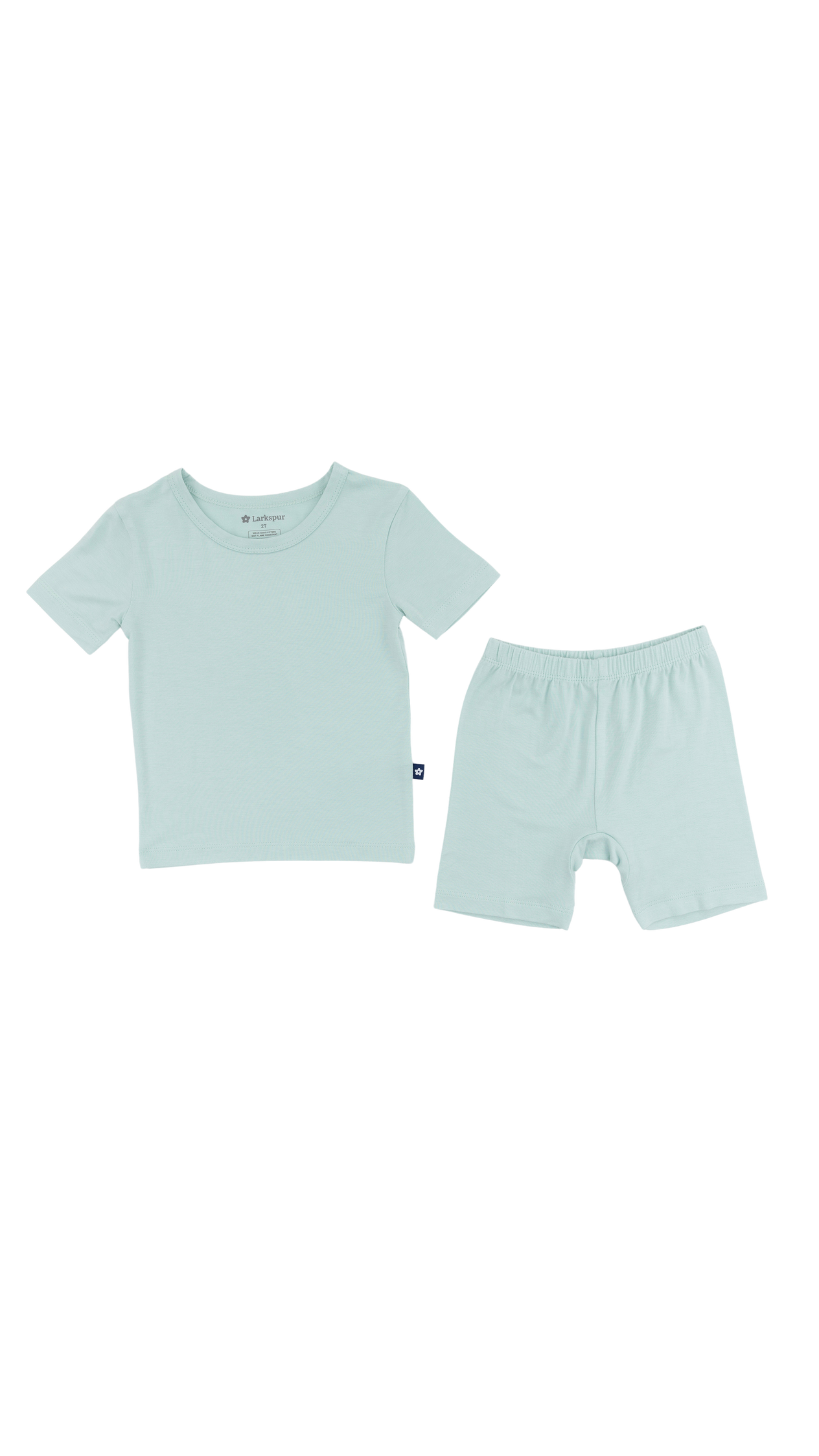 Short PJ Set in Aqua