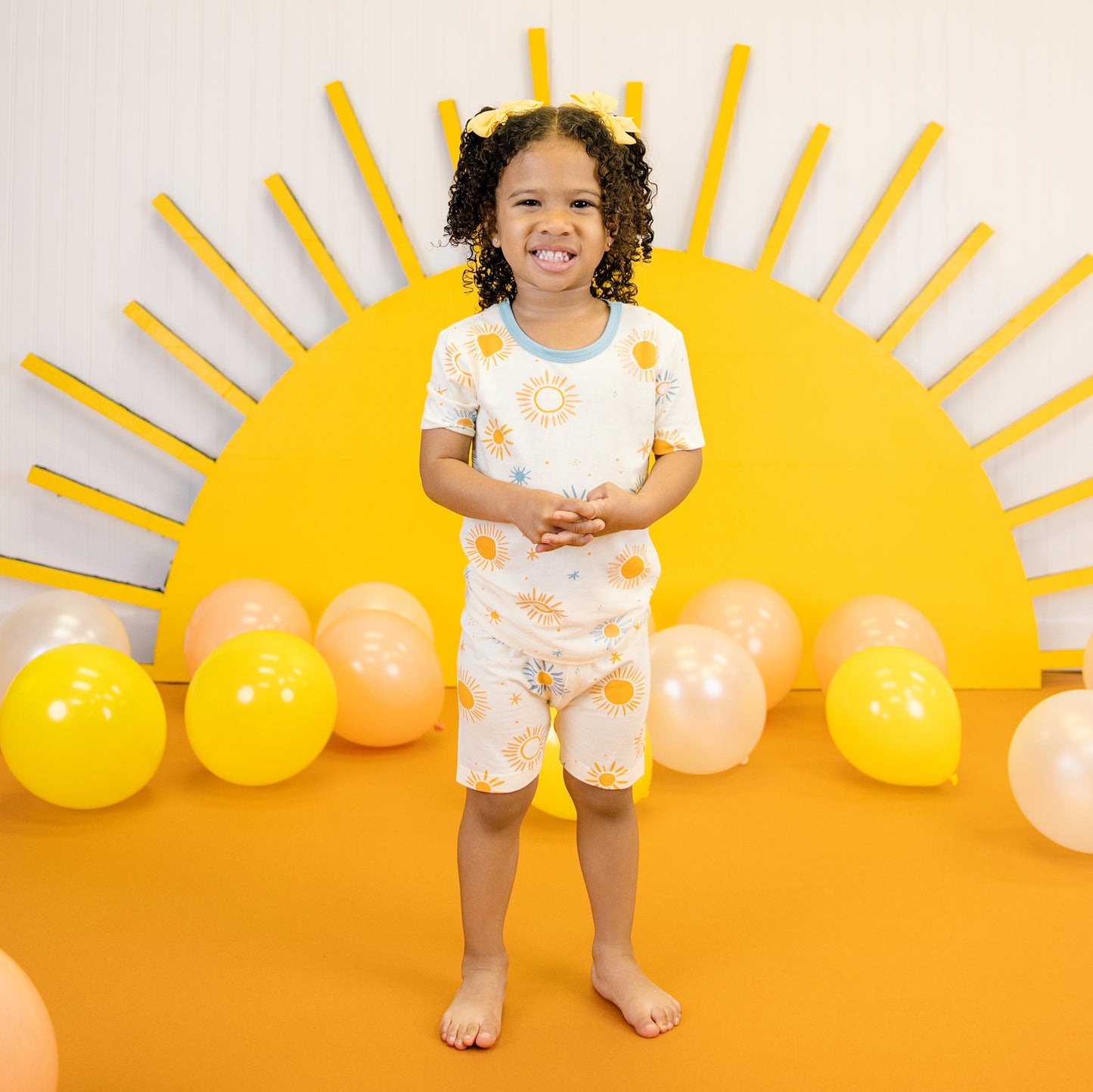 Short PJ Set in Sunkissed