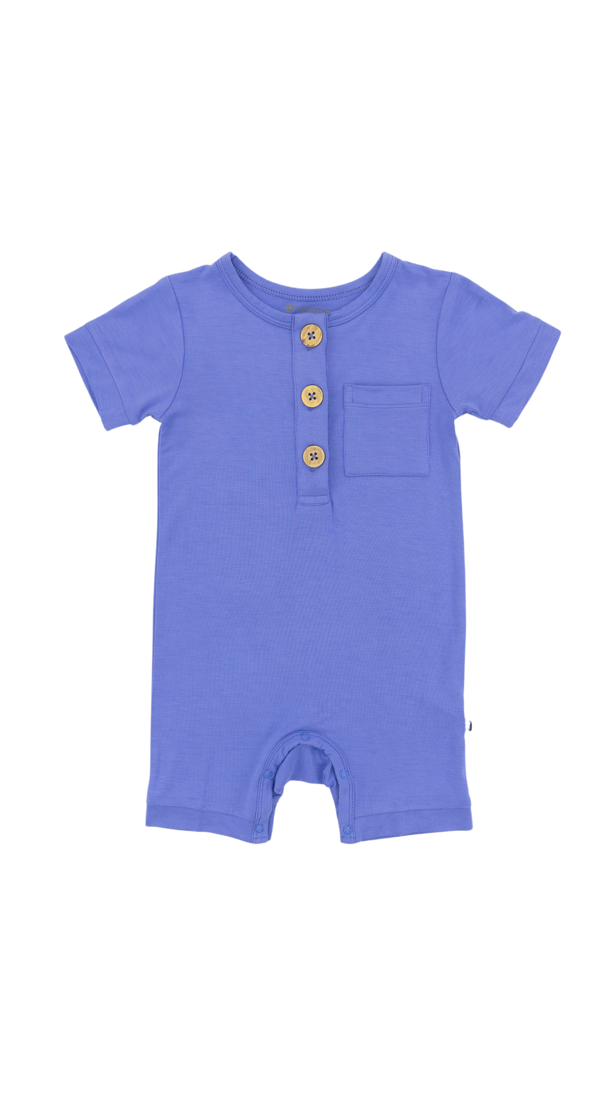 Short Romper in Periwinkle