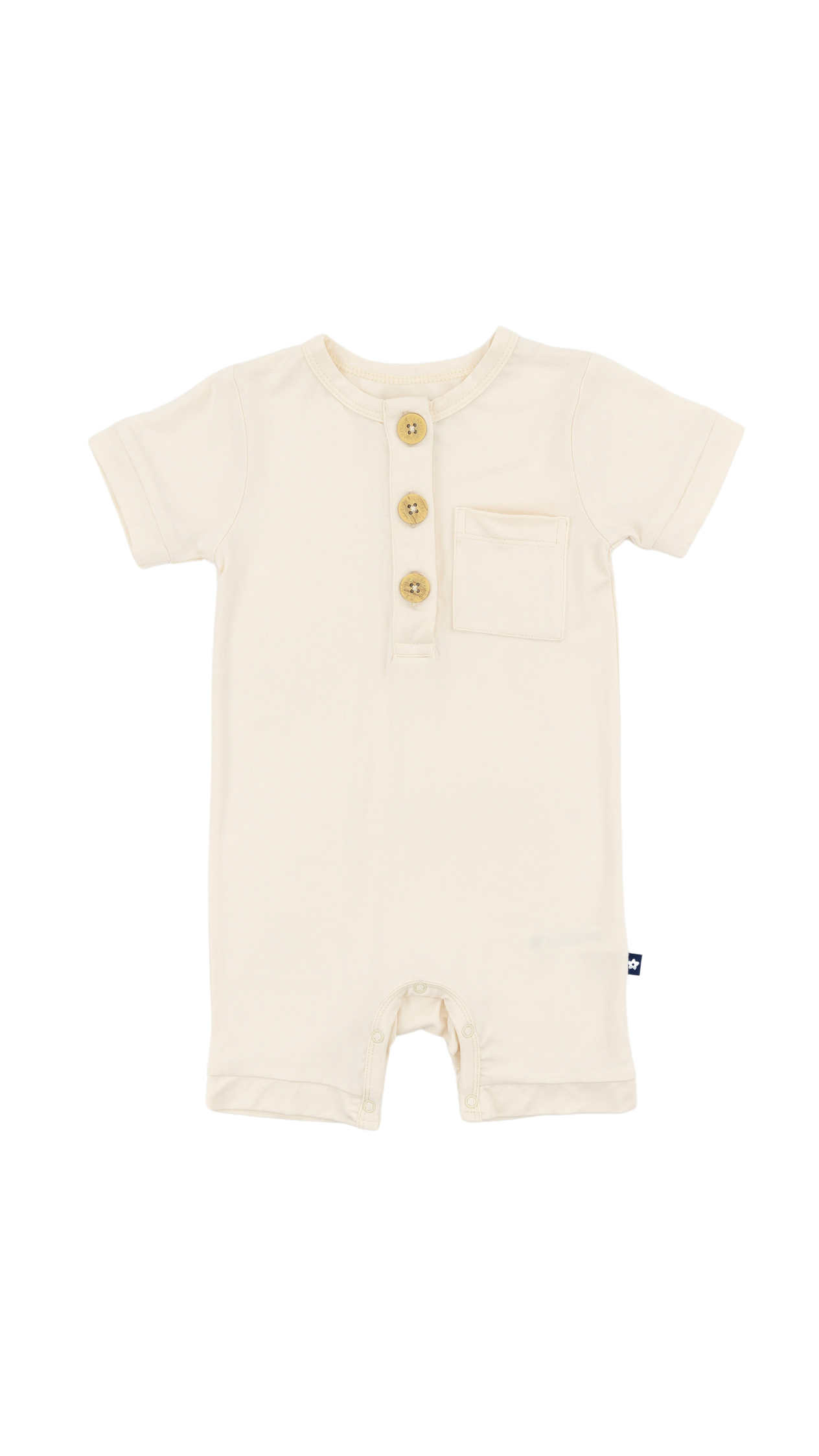 Short Romper in Vanilla