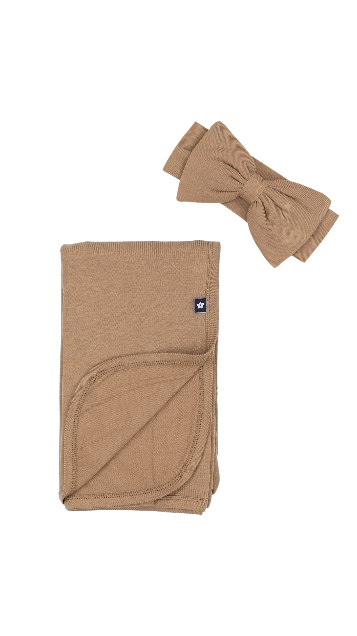 Swaddle Headband Set in Mocha