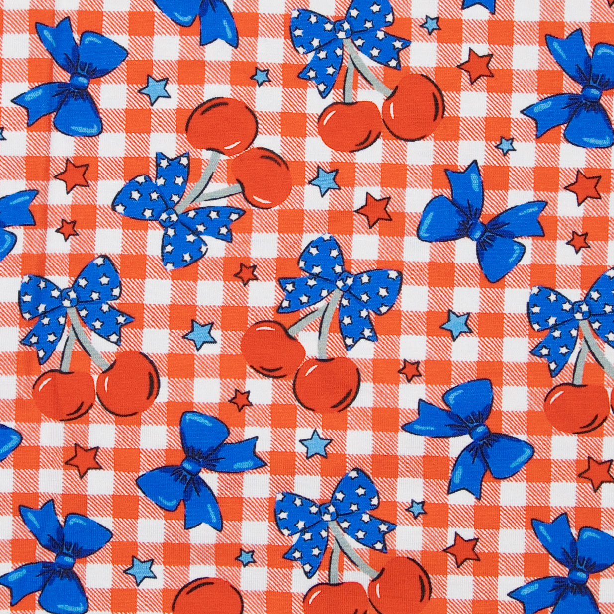 Convertible Footed Romper in Cherry Delight