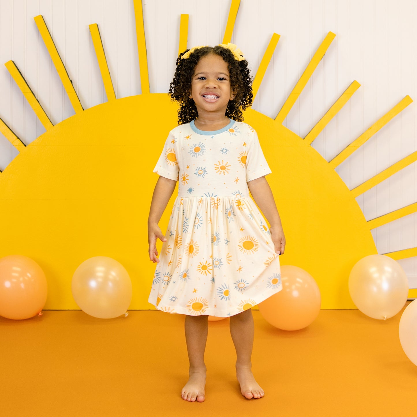 Twirl Dress in Sunkissed