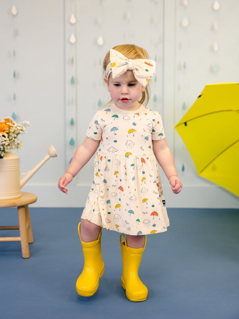 Twirl Dress in Spring Showers