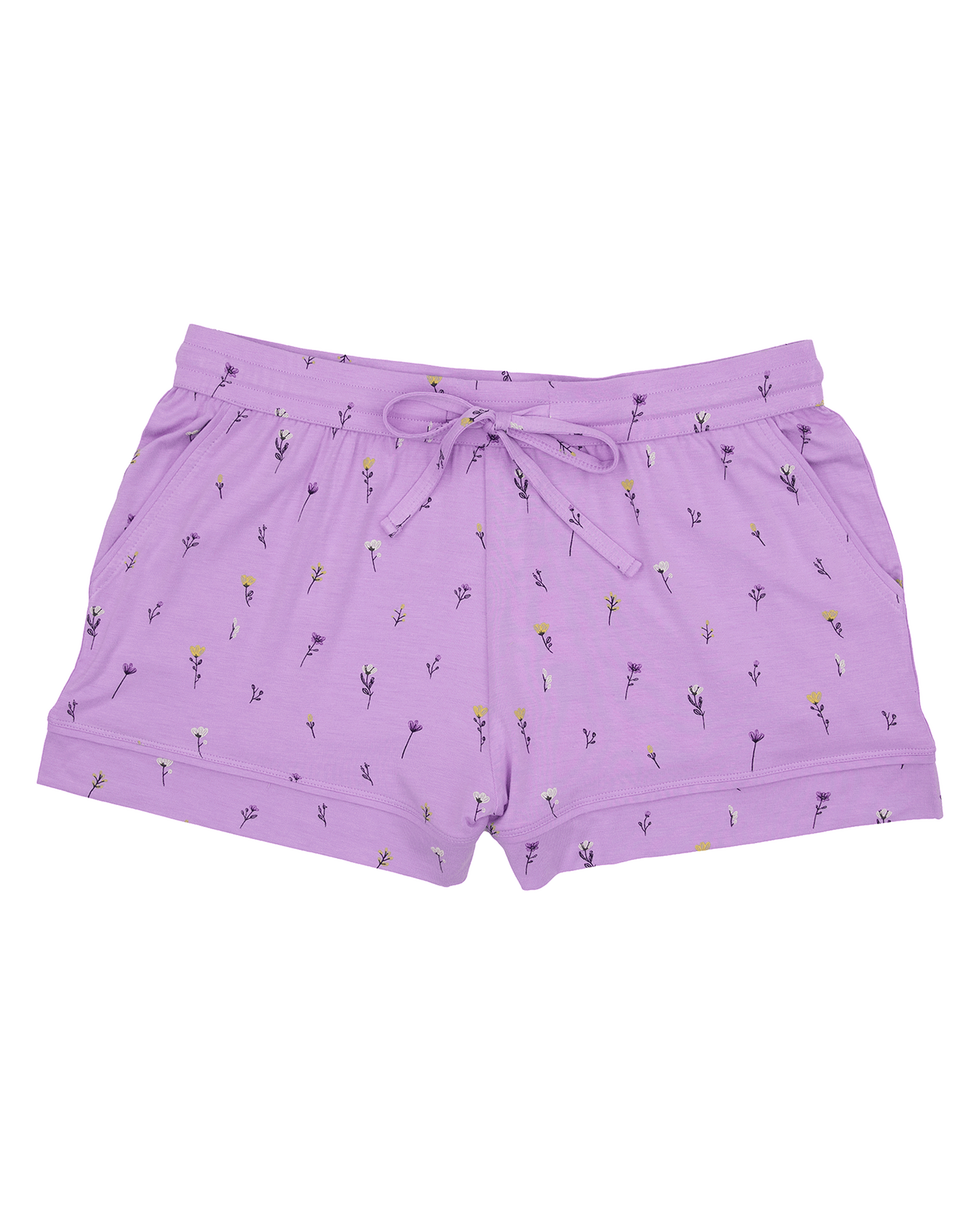 Women's Short Pajama Set in Lavender Bloom