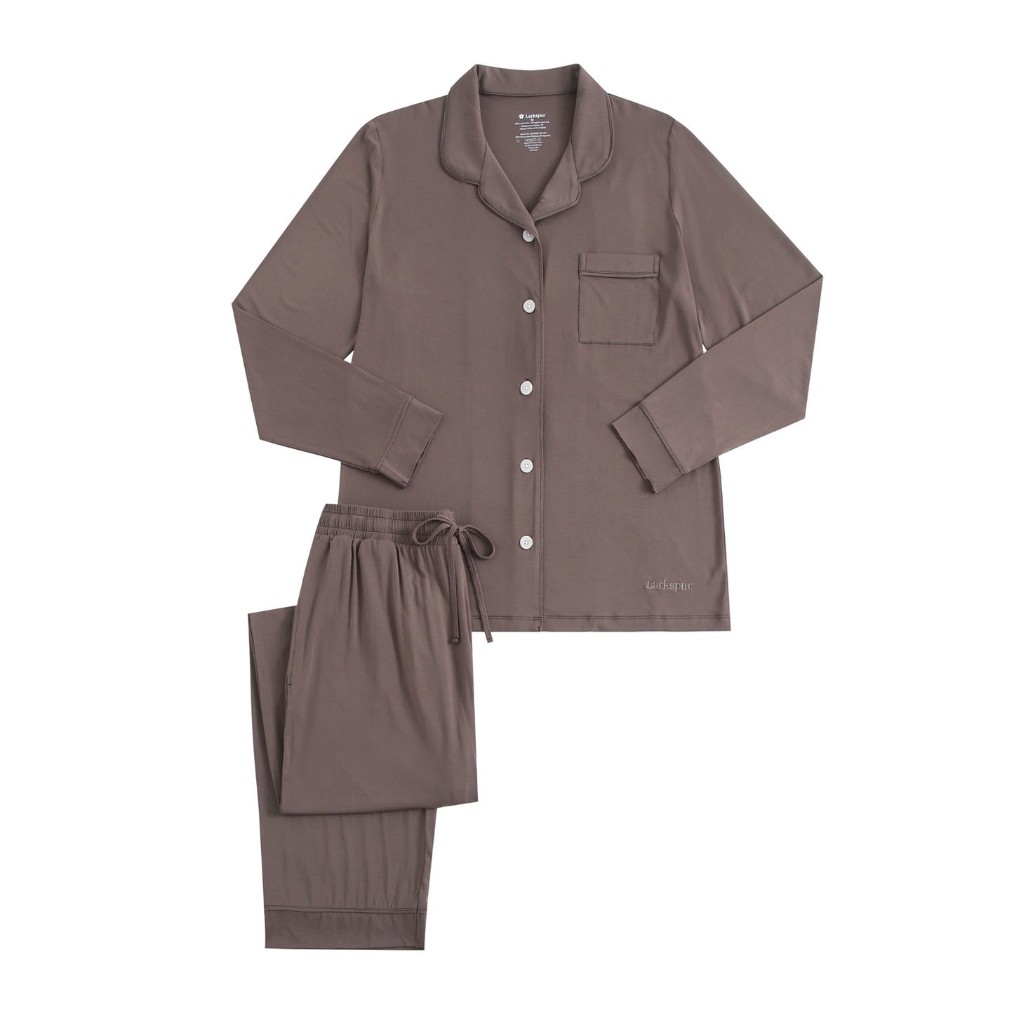 Women's Long Sleeve Pajamas in Hickory