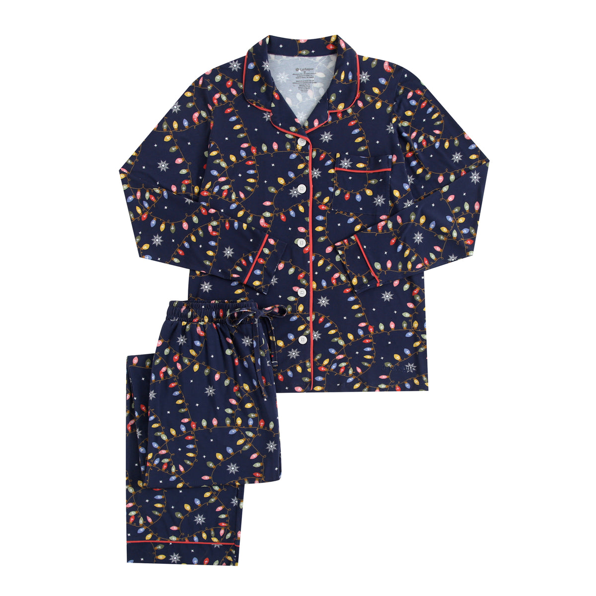 Women's Long Sleeve Pajamas in Twinkle Night
