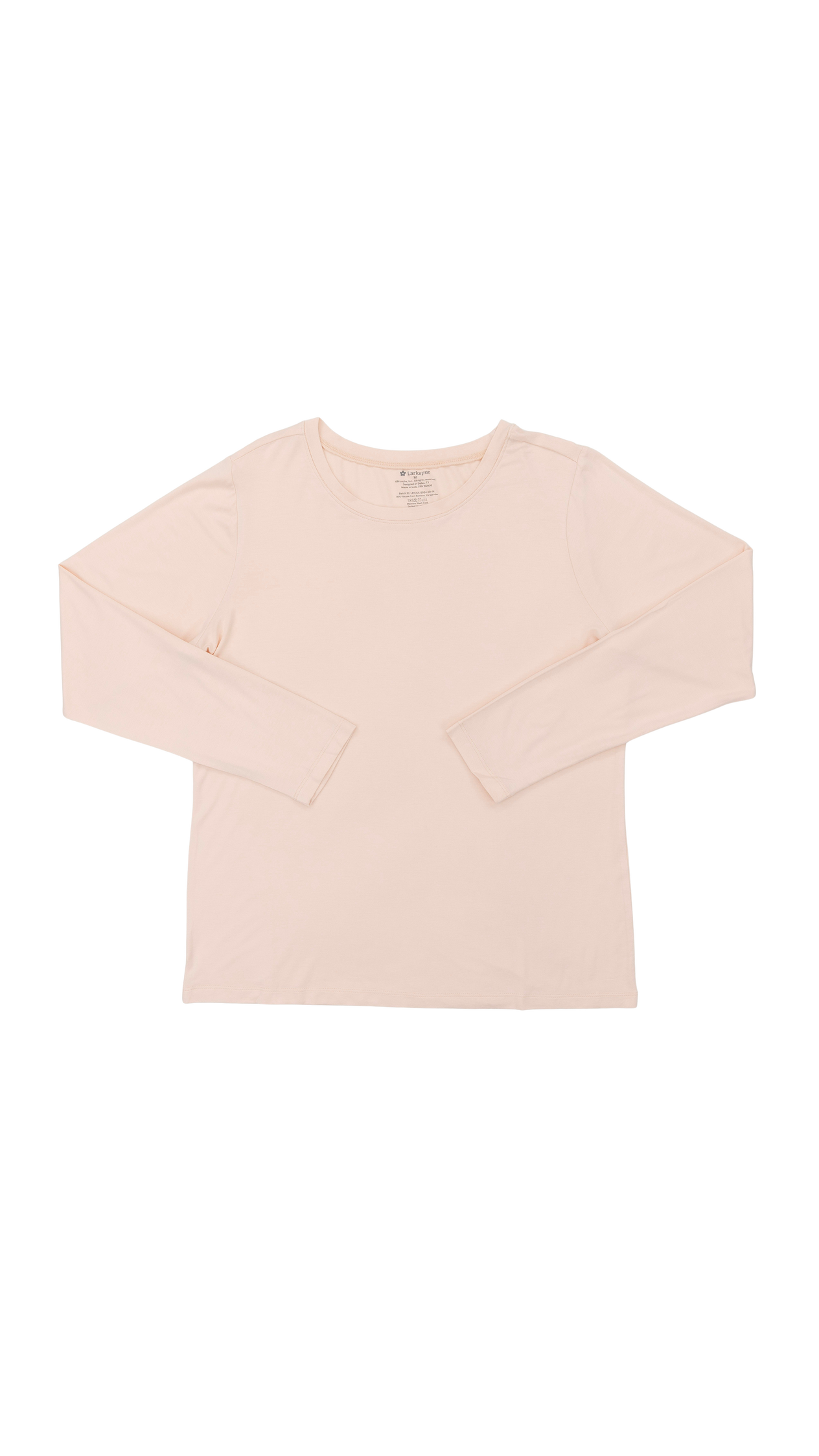 Women's Long Sleeve Lounge Tee in Blush