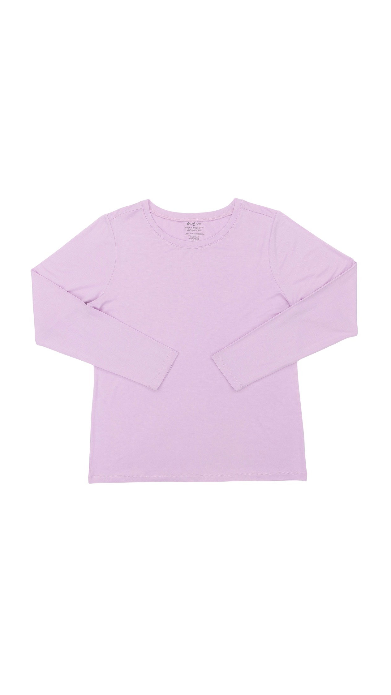 Women's Long Sleeve Lounge Tee in Orchid