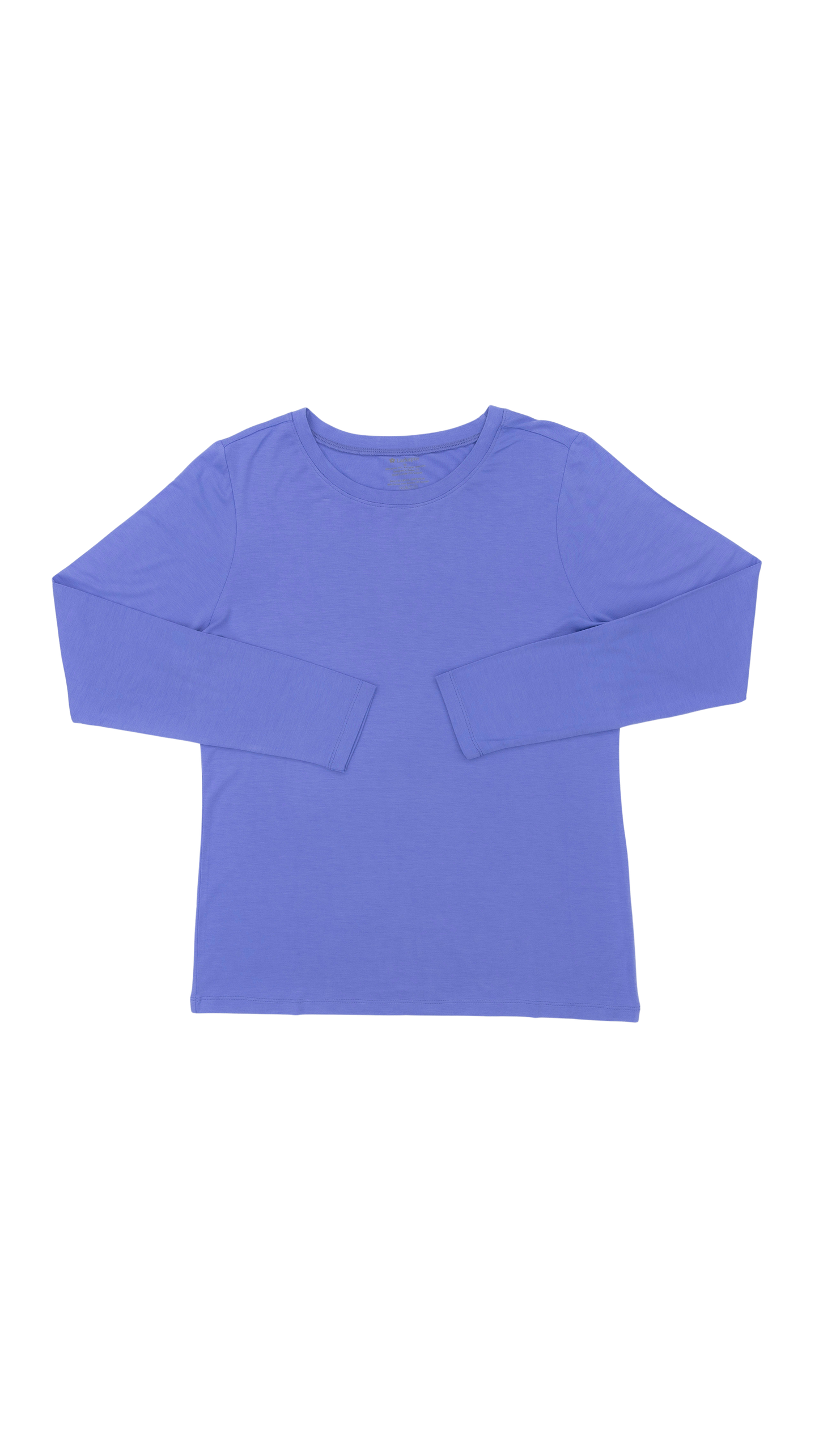 Women's Long Sleeve Lounge Tee in Periwinkle