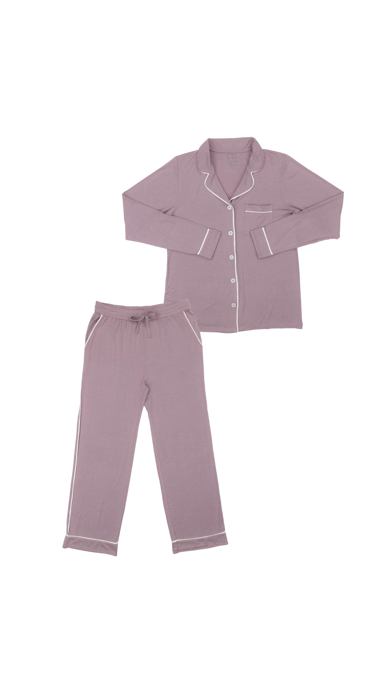 Women's Long Pajama Set in Grape