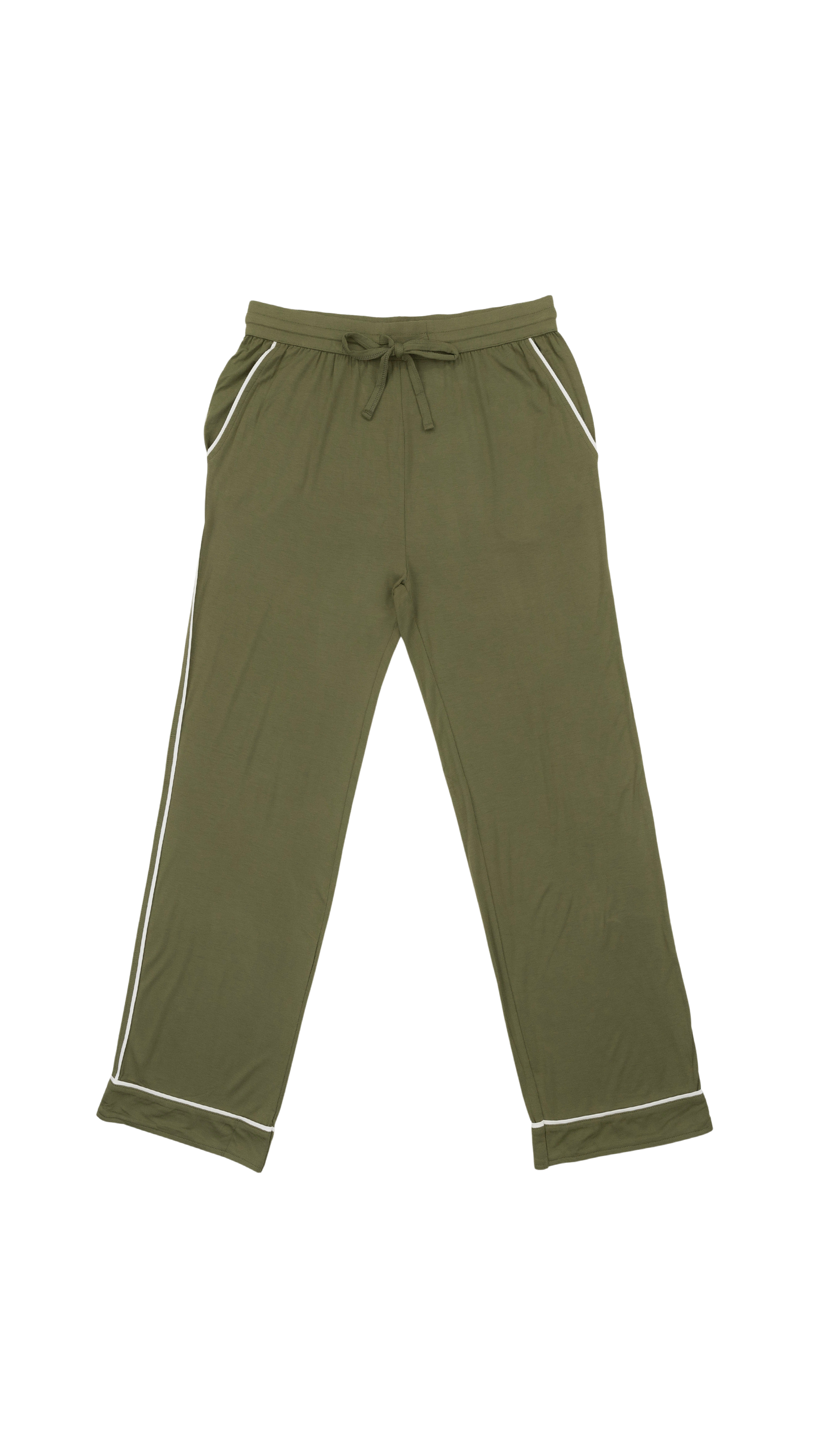 Women's Long Pajama Set in Olive