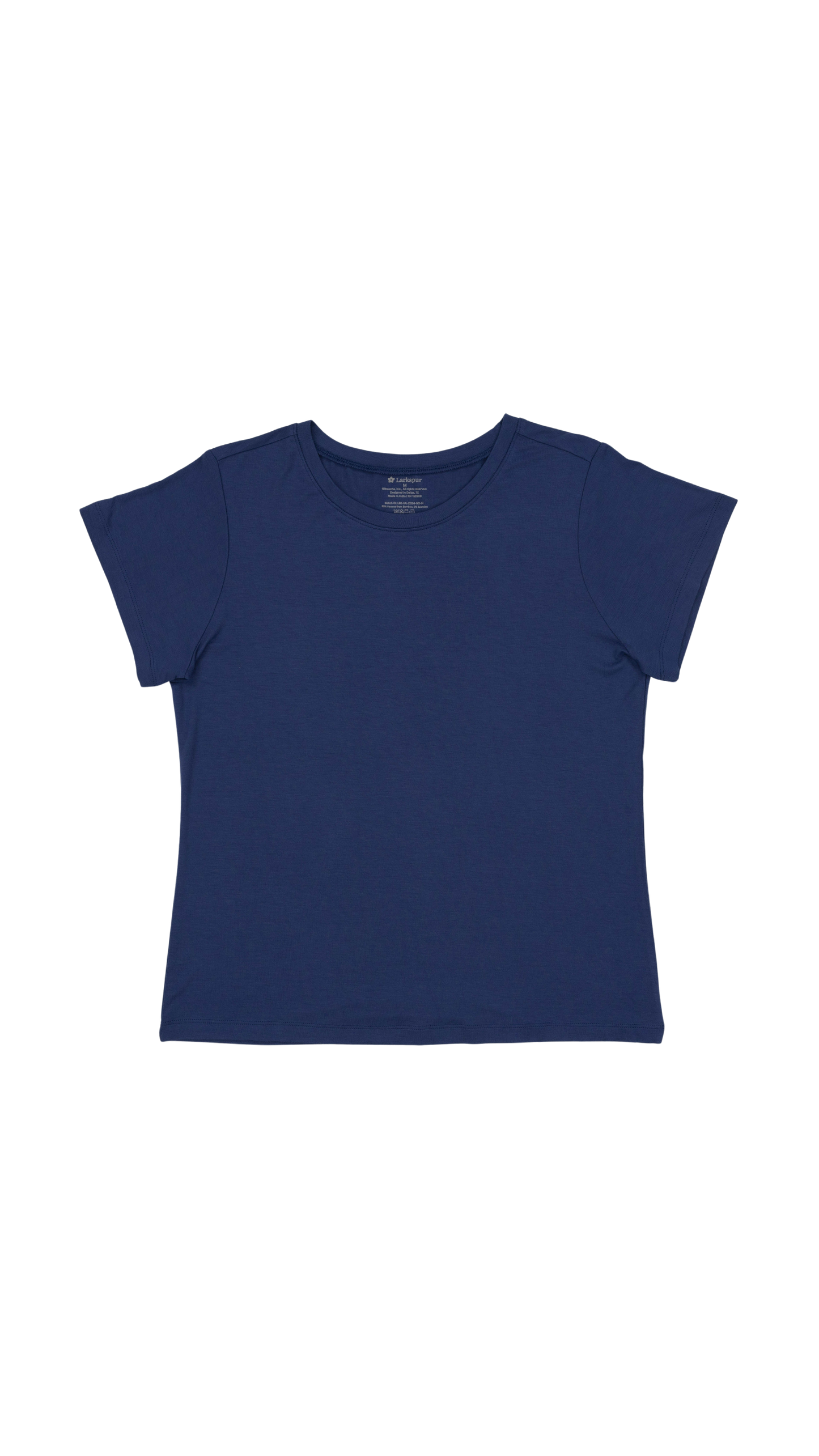 Women's Short Sleeve Lounge Tee in Larkspur