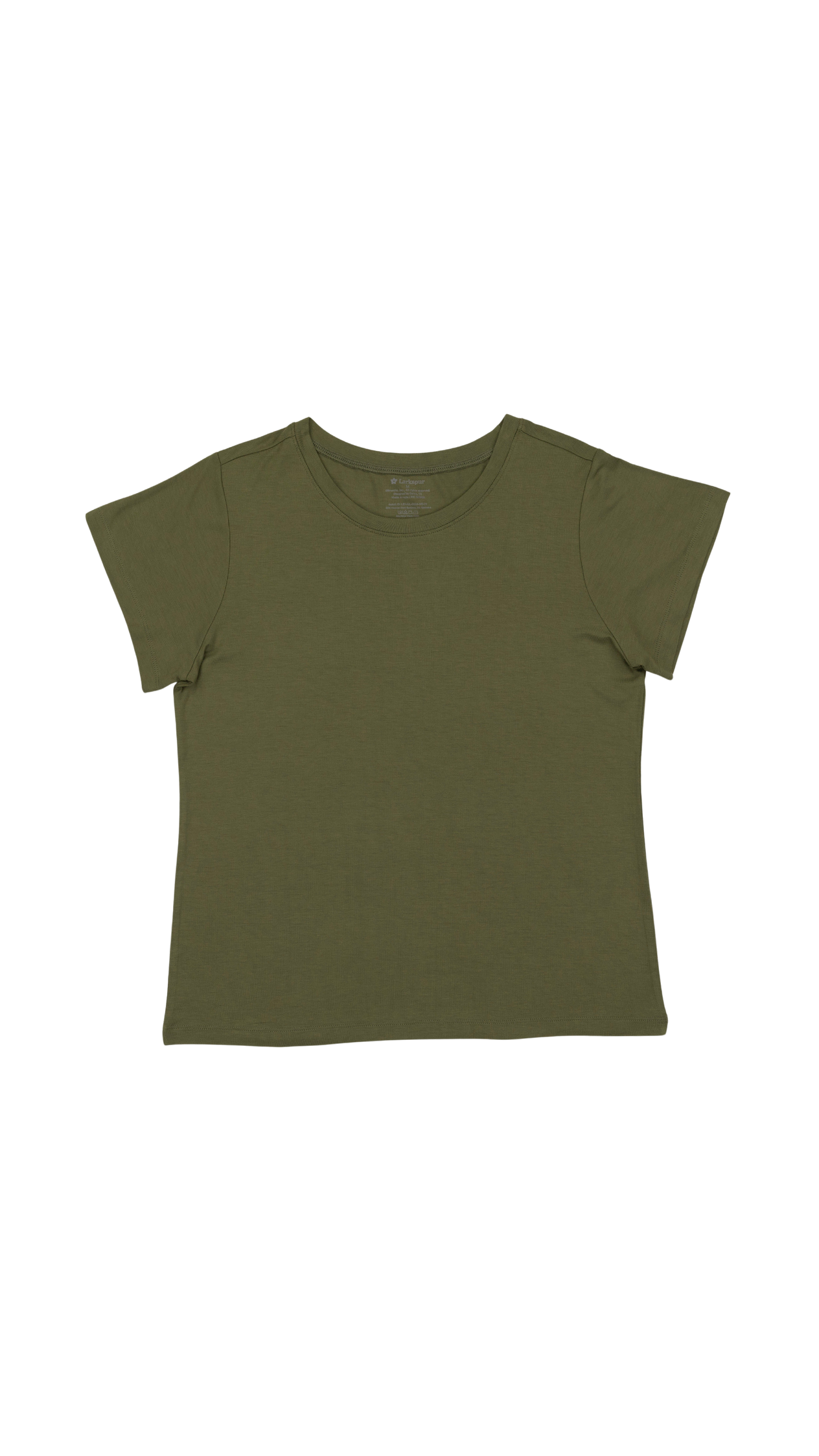 Women's Short Sleeve Lounge Tee in Olive