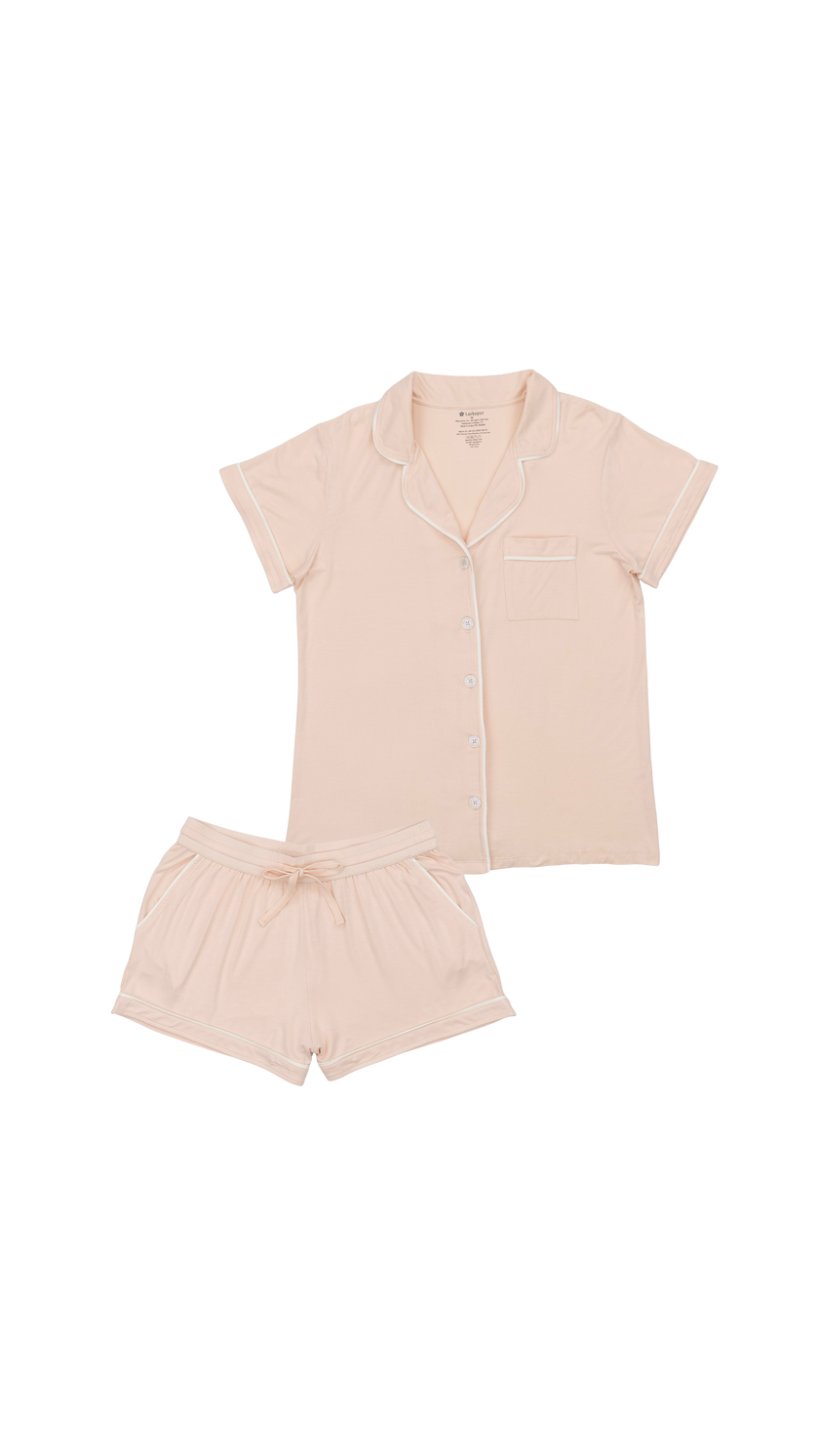 Women's Short Pajama Set in Blush