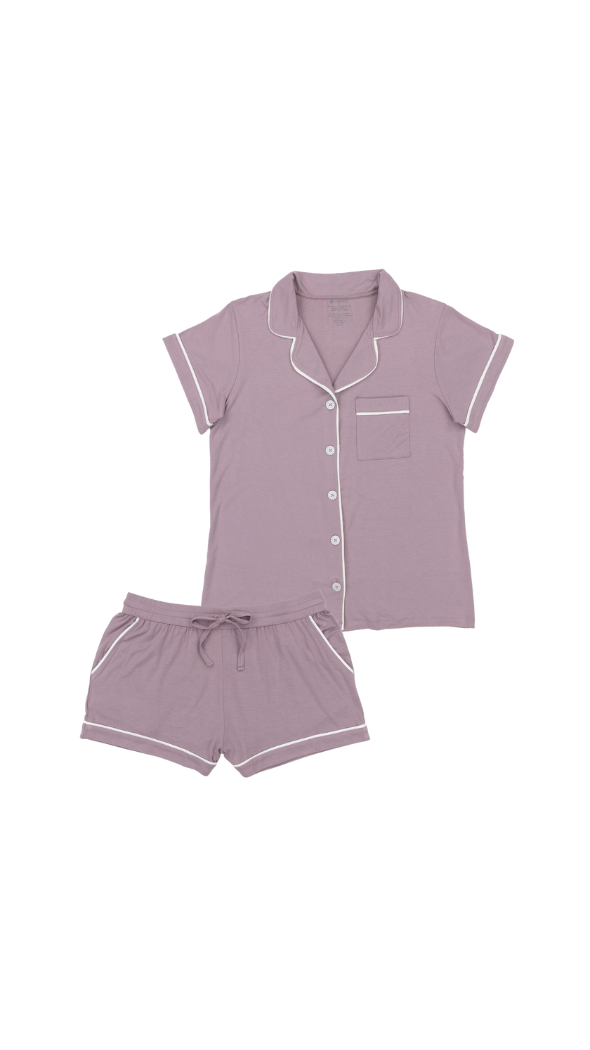 Women's Short Pajama Set in Grape