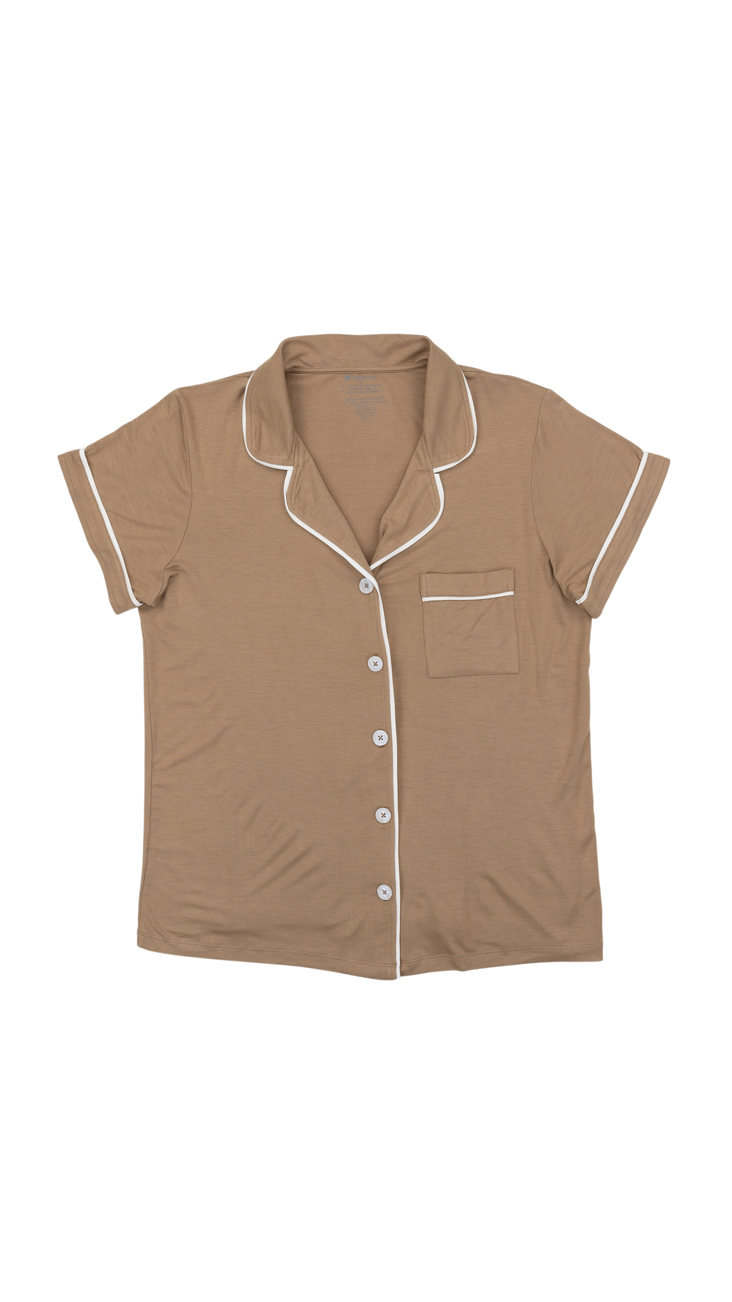 Women's Short Pajama Set in Mocha