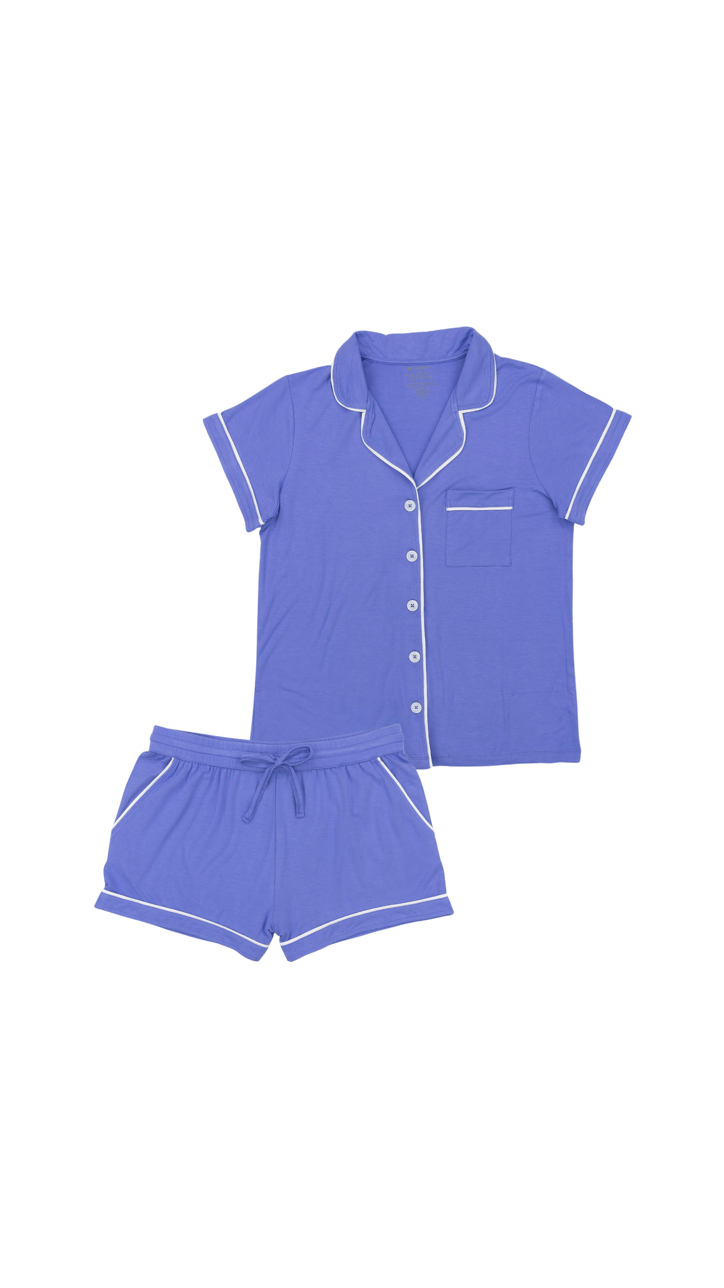 Women's Short Pajama Set in Periwinkle