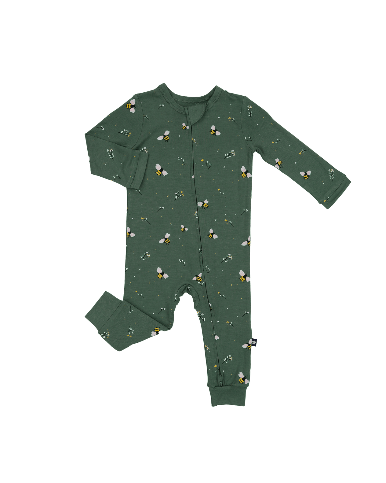 Zip Romper in Busy Bees