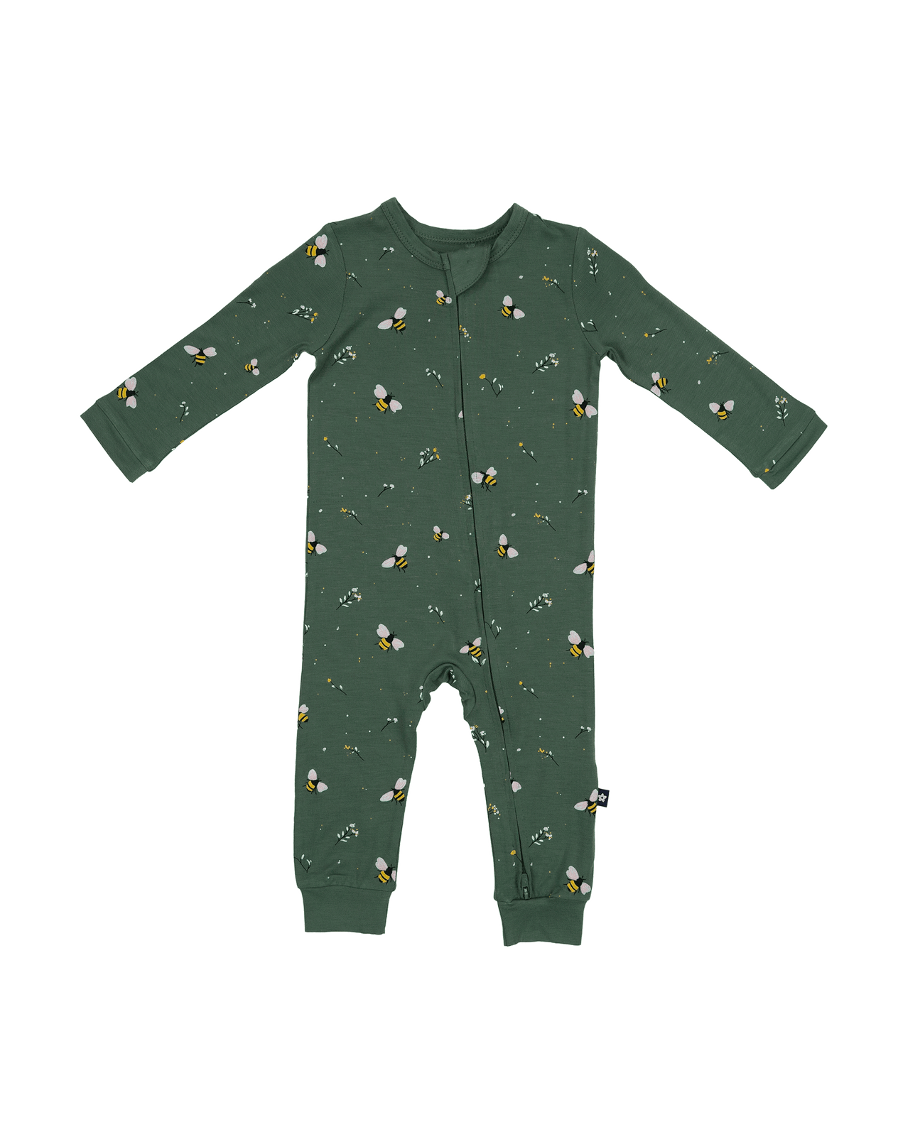 Zip Romper in Busy Bees