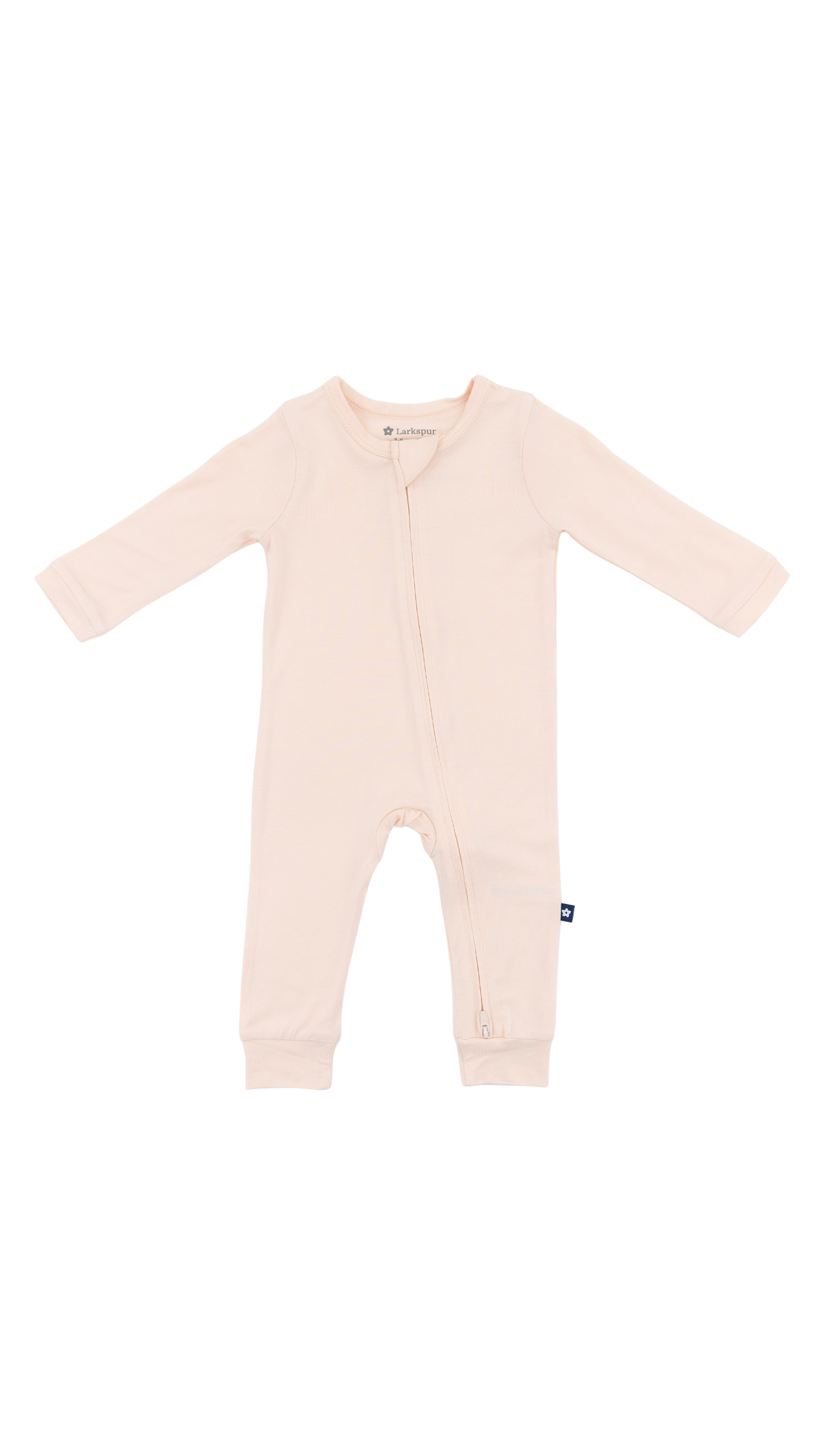 Zip Romper in Blush