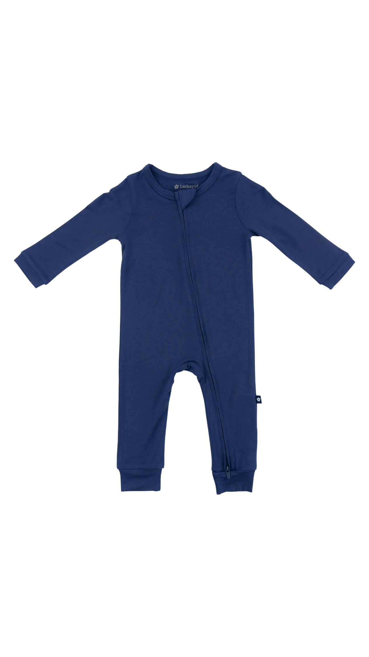 Zip Romper in Larkspur