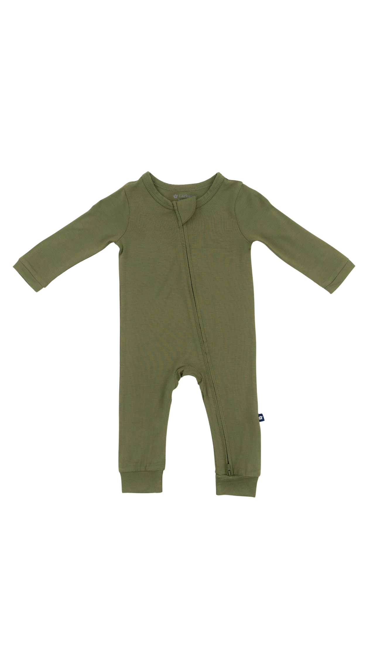 Zip Romper in Olive