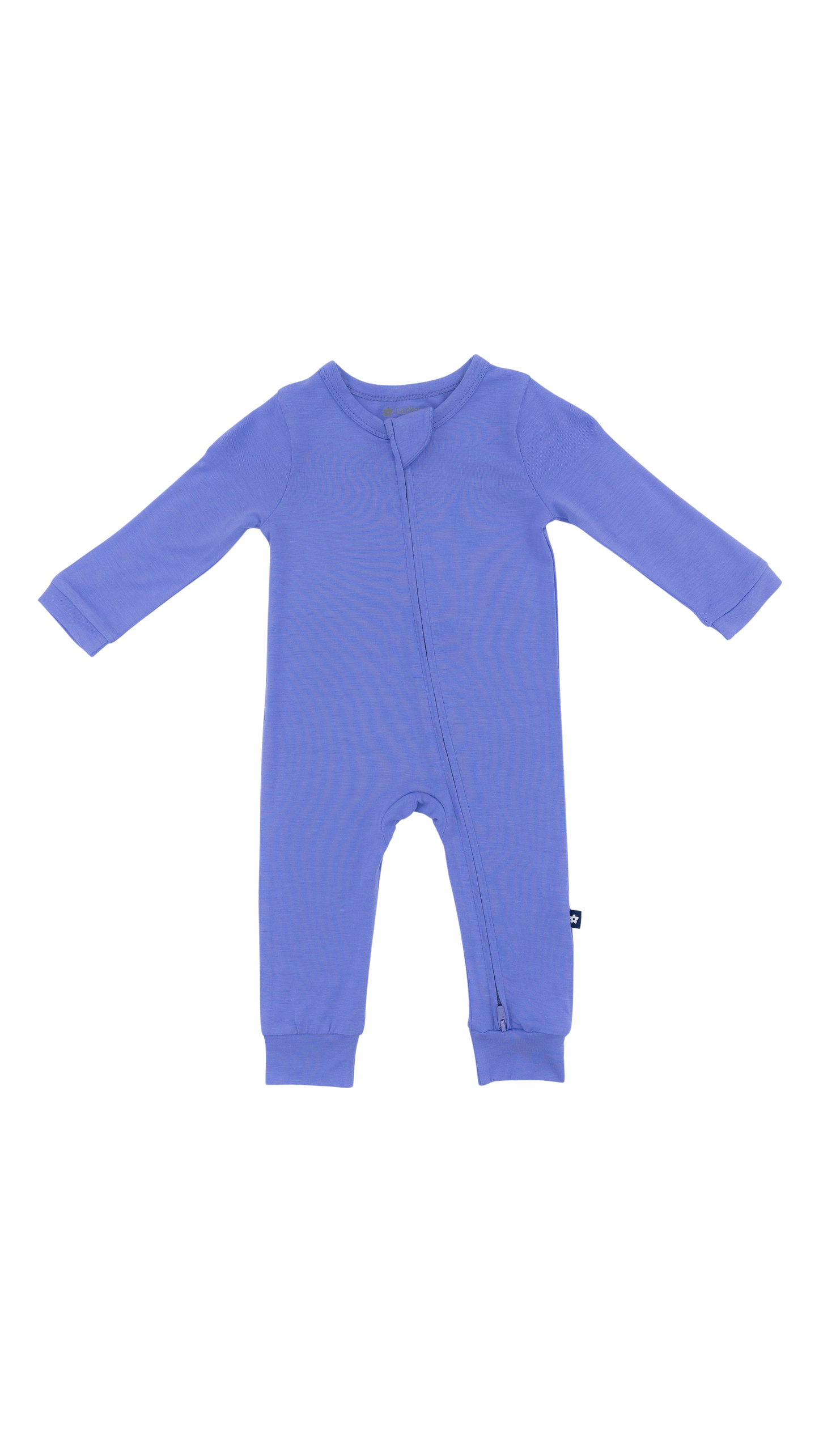 Zip Romper in Periwinkle