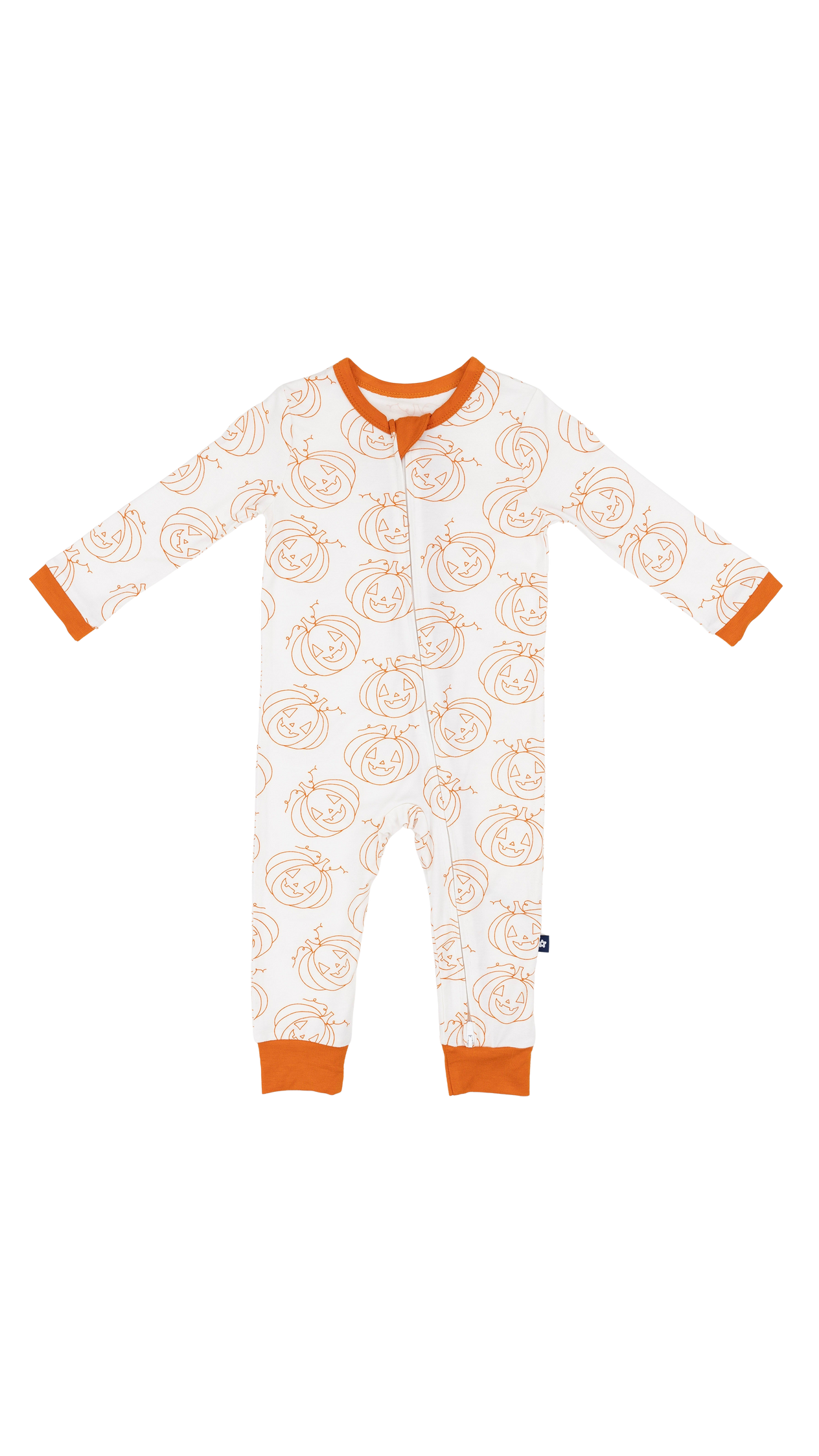 Zip Romper in The Great Pumpkin