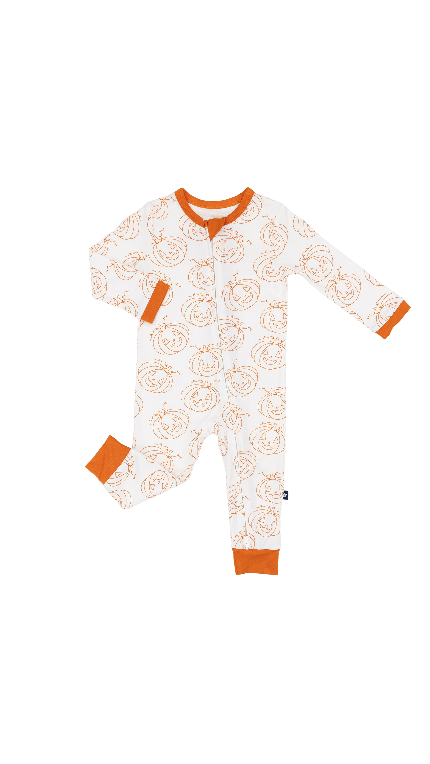 Zip Romper in The Great Pumpkin