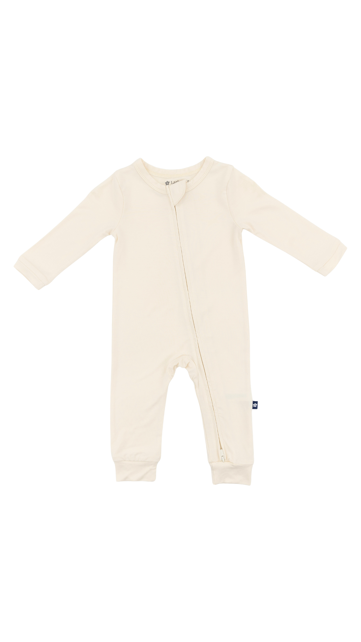 Zip Romper in Vanilla